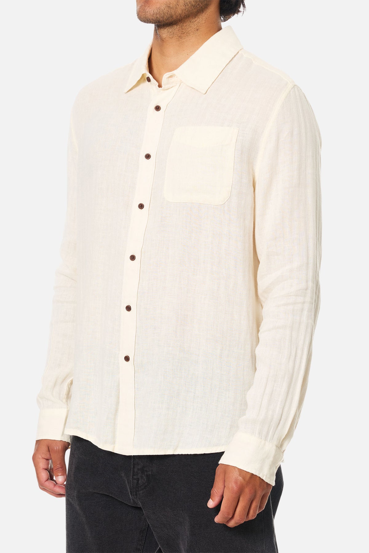 ALAN SOLID LONG SLEEVE SHIRT