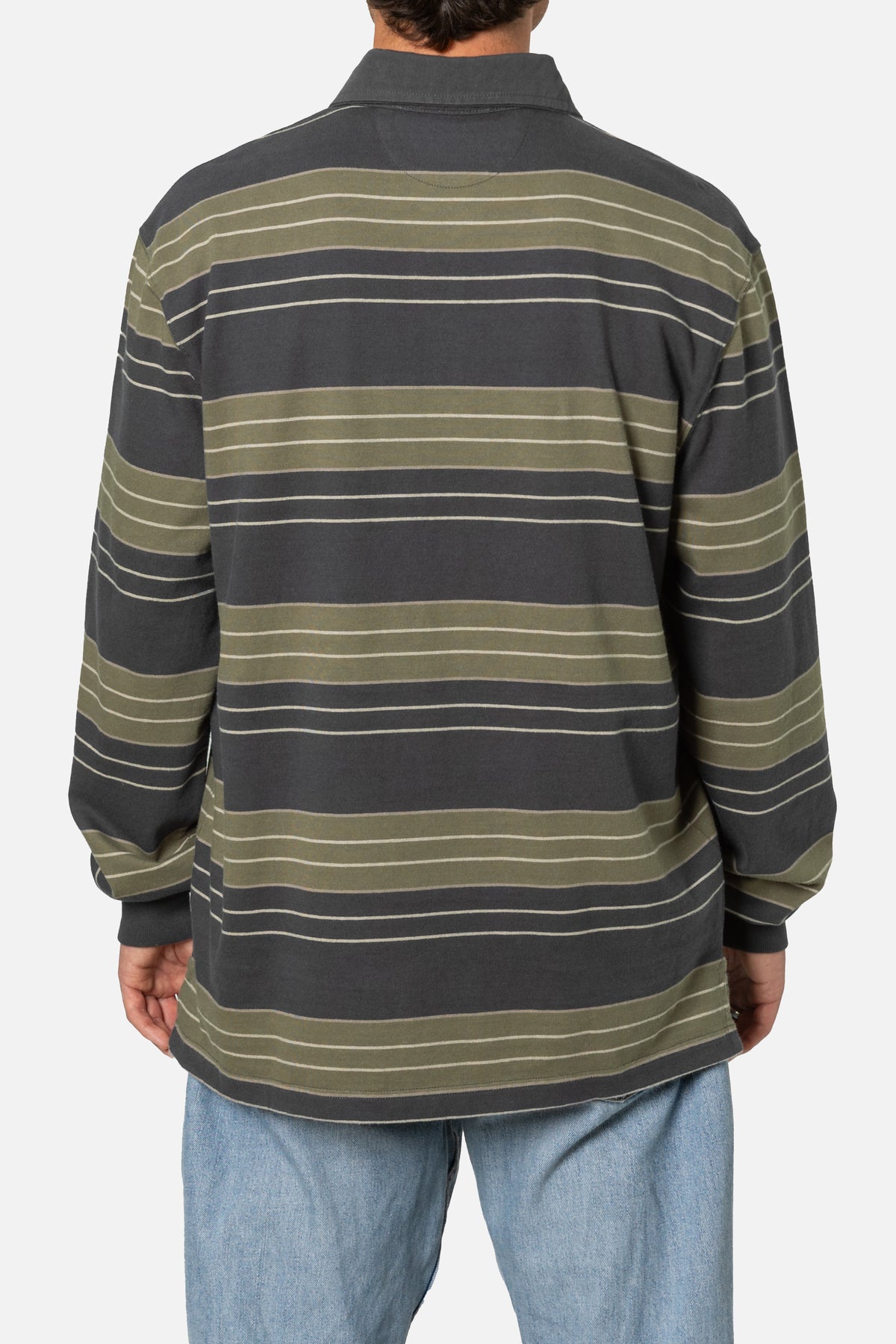 GREG LONG SLEEVE RUGBY POLO