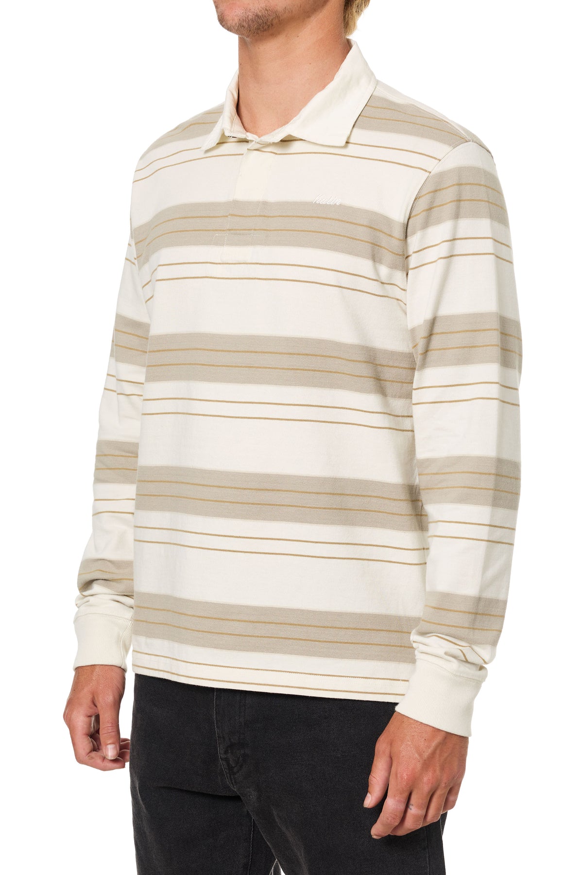 GREG LONG SLEEVE RUGBY POLO