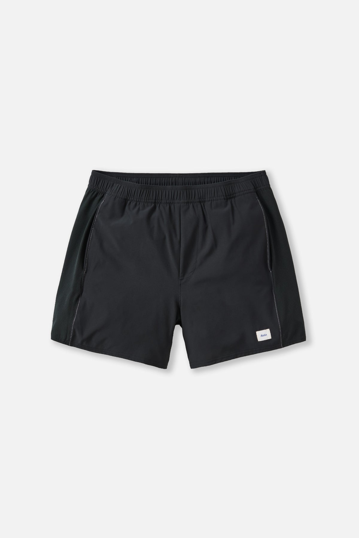 Black shorts on a light gray background
