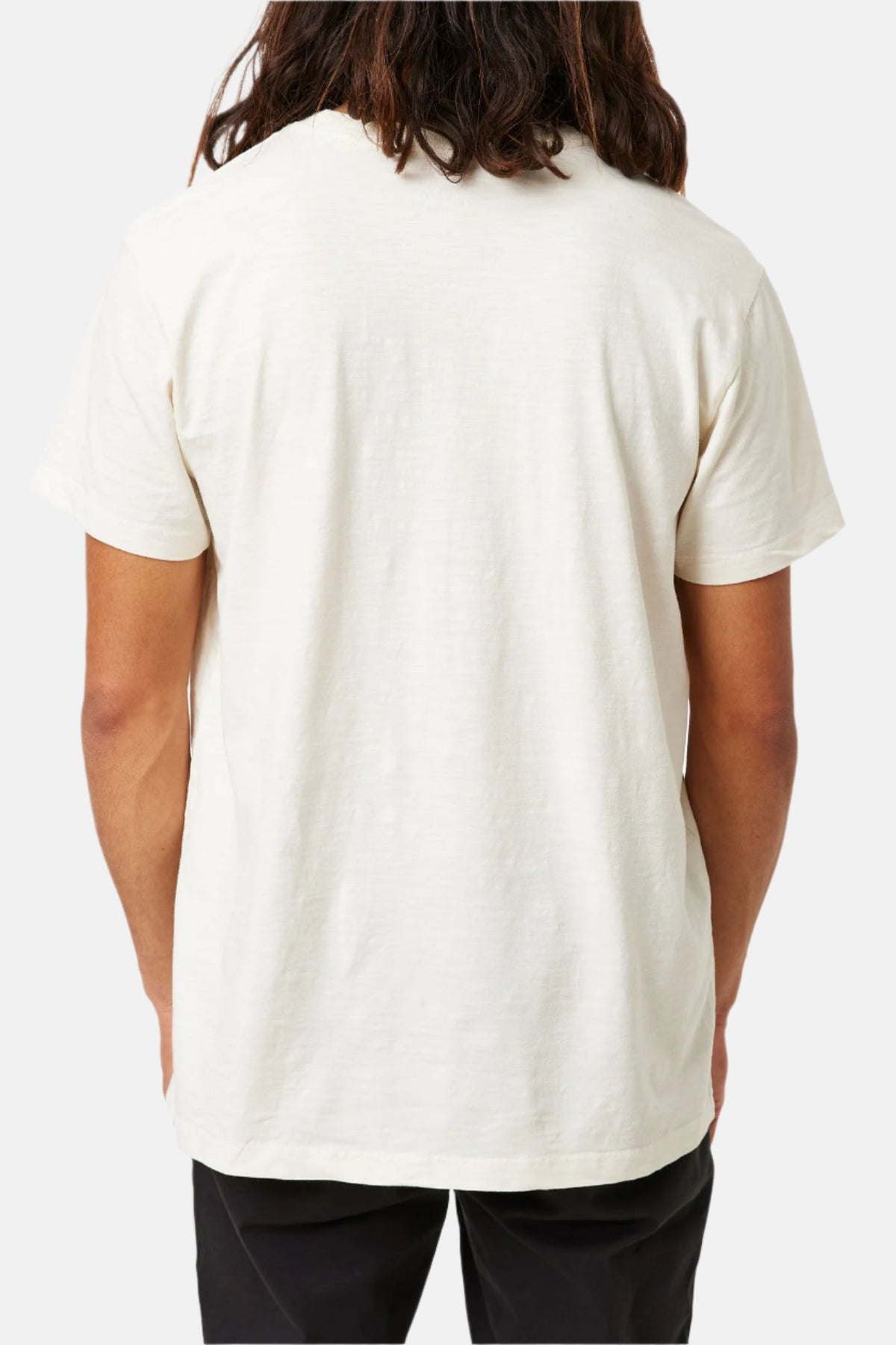 White t-shirt on a white background
