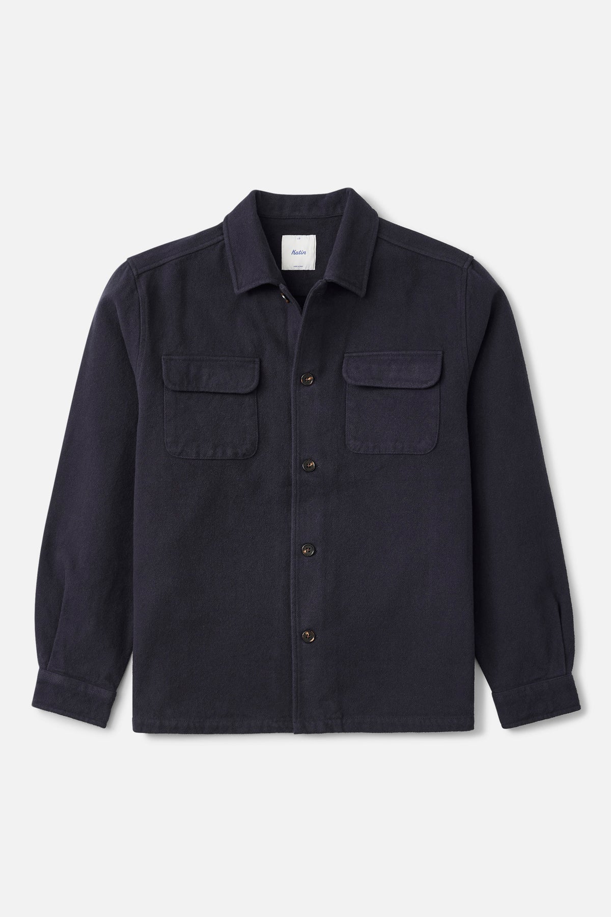 Katin Shiloh Flannel in Navy - front view
