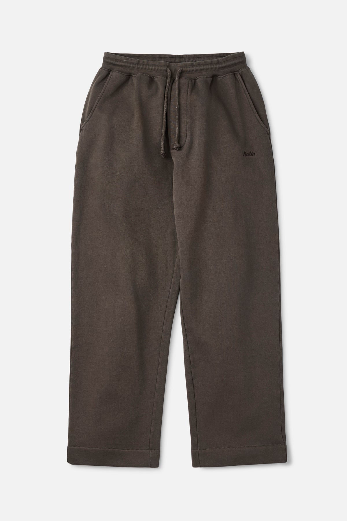 Katin Layton Lounge Pant in Lead Vintage Wash - front view