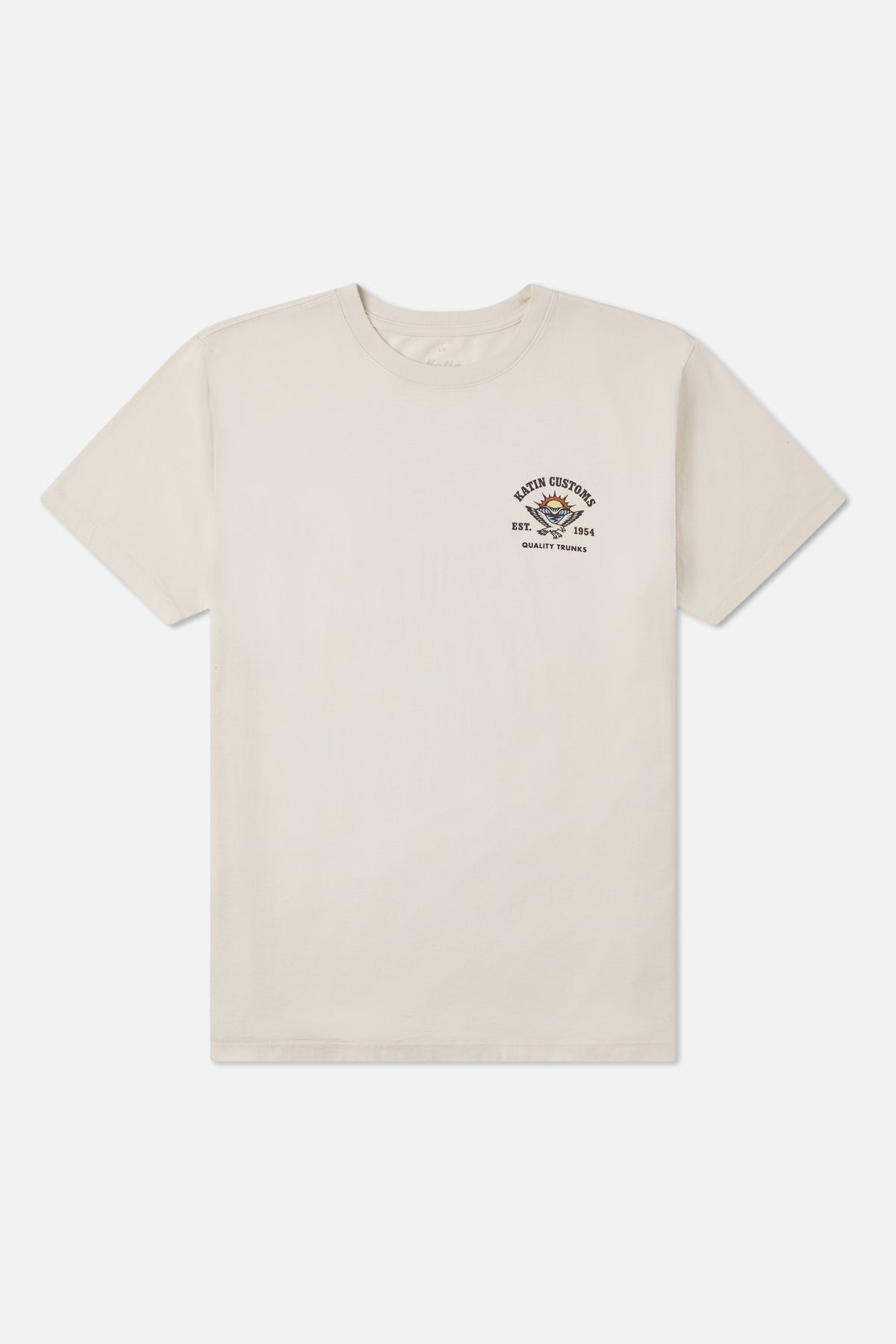 Katin Herman Tee in Vintage White - front view