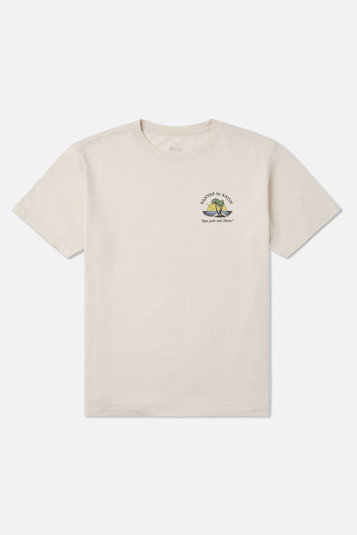 Katin Salina Tee in Vintage White - front view