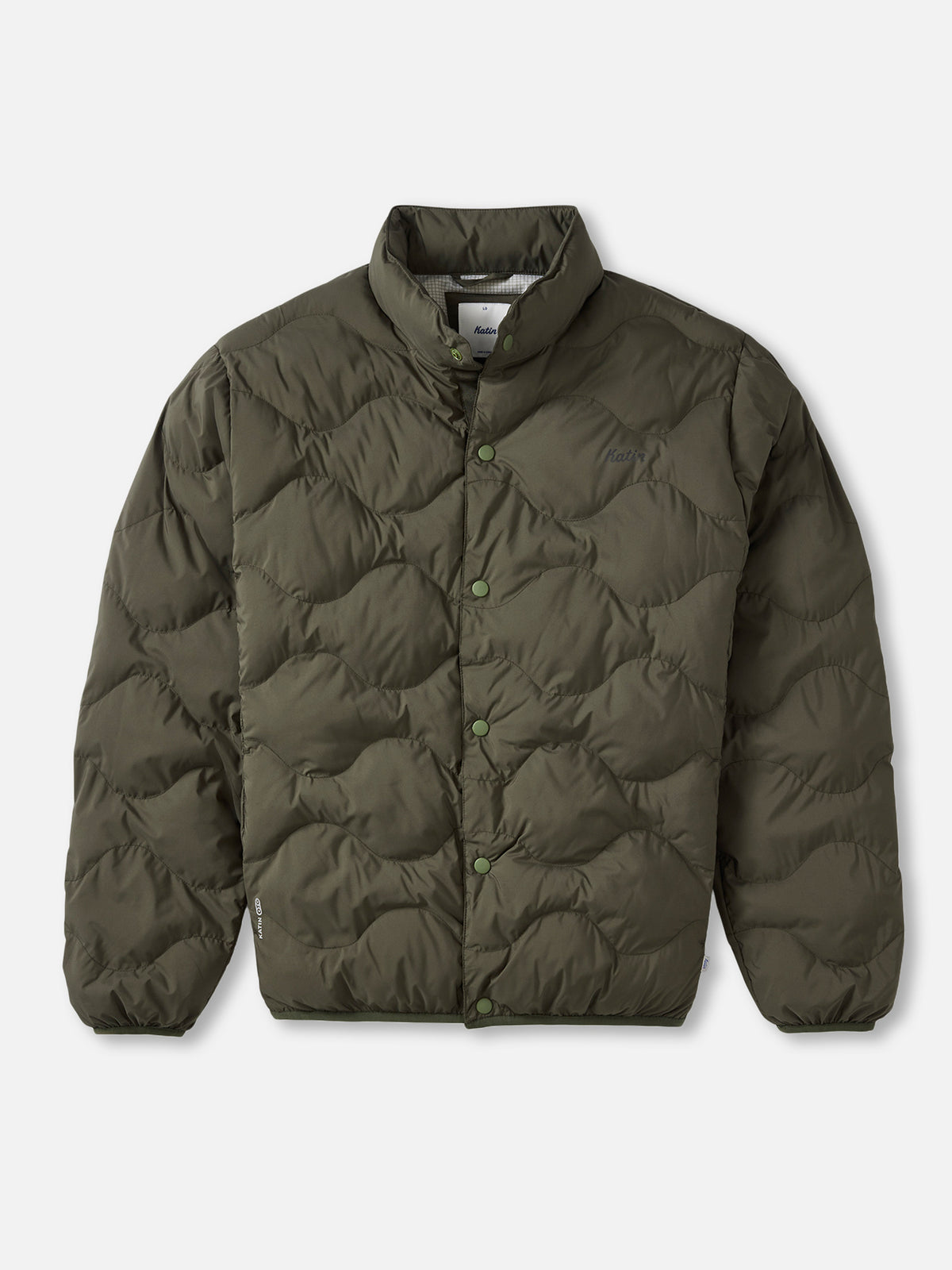 Katin Otg Ross Puffer in Lead - front view