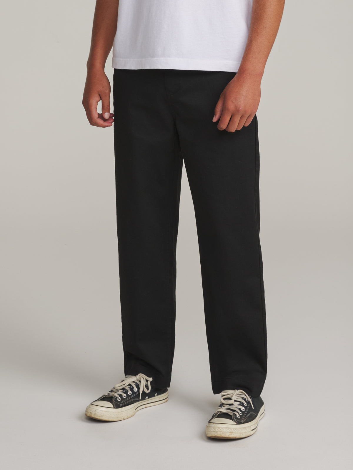 Katin Clark Pant in Black - worn on model, side