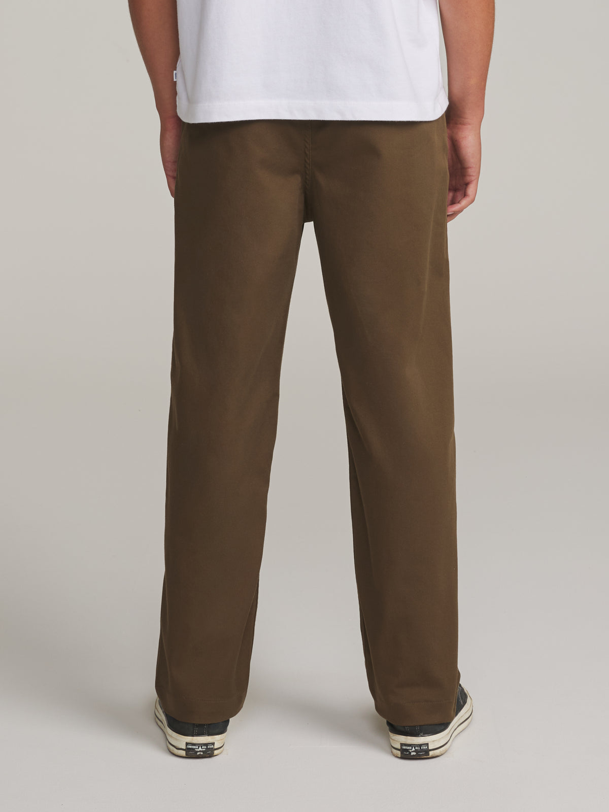 Katin Clark Pant in Brown - worn on model, back
