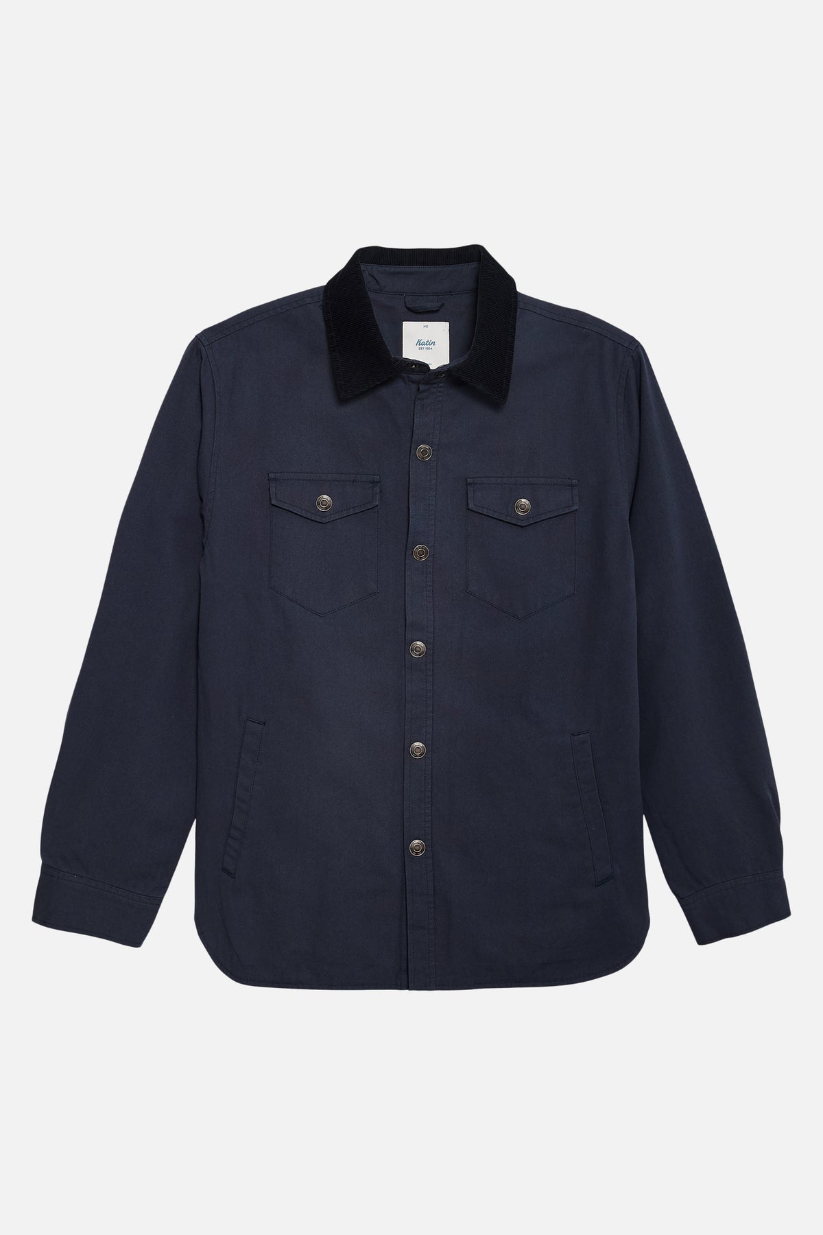Katin Campbell Shirt Jacket in Indigo - front view