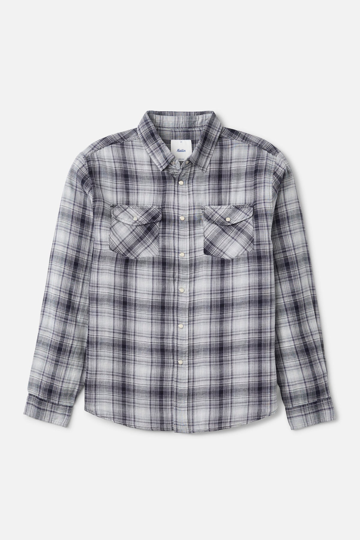 Katin Darren Shirt in Washed Blue - front view