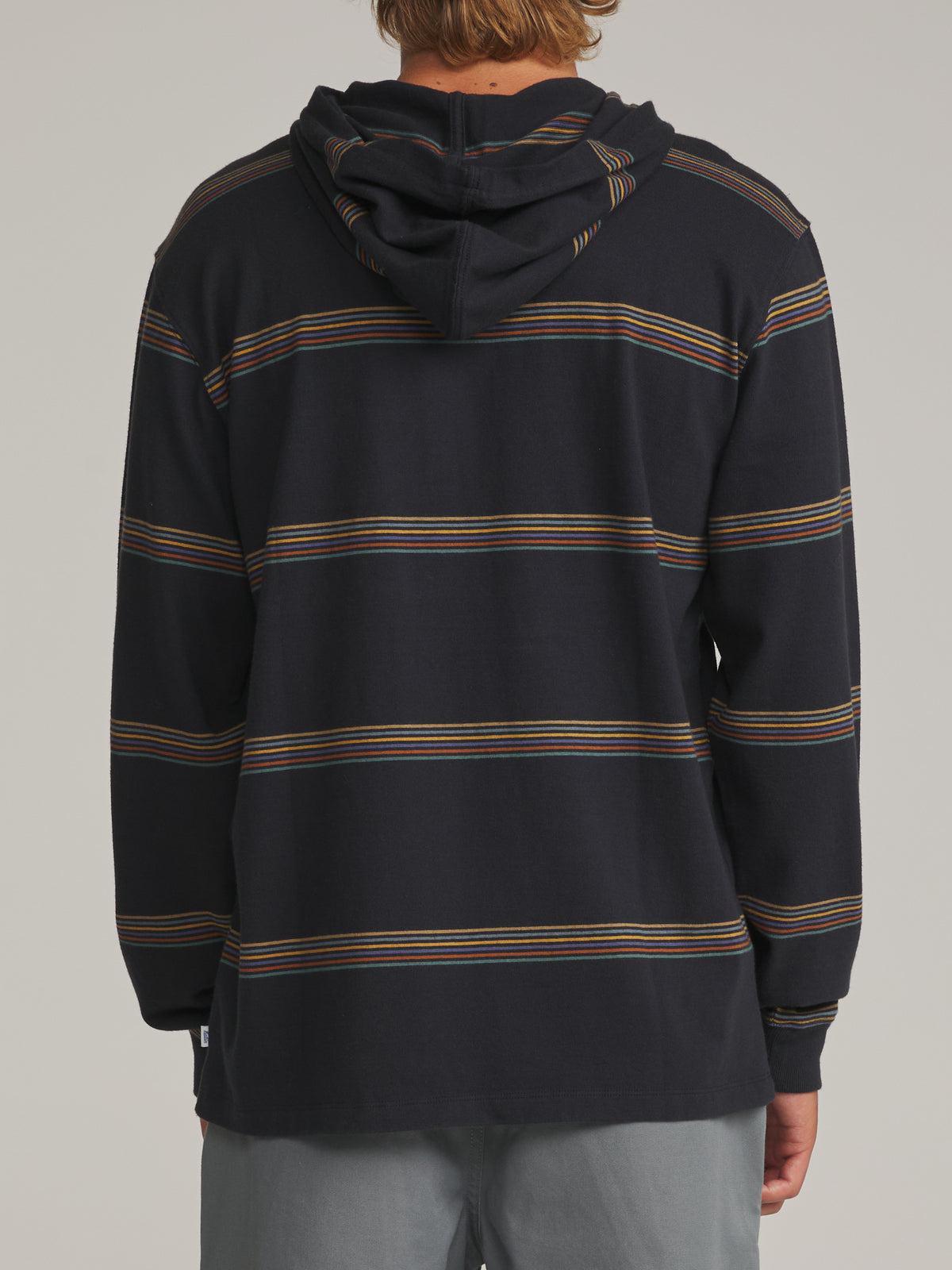 Katin Morris Hide Pullover in Navy - worn on model, back