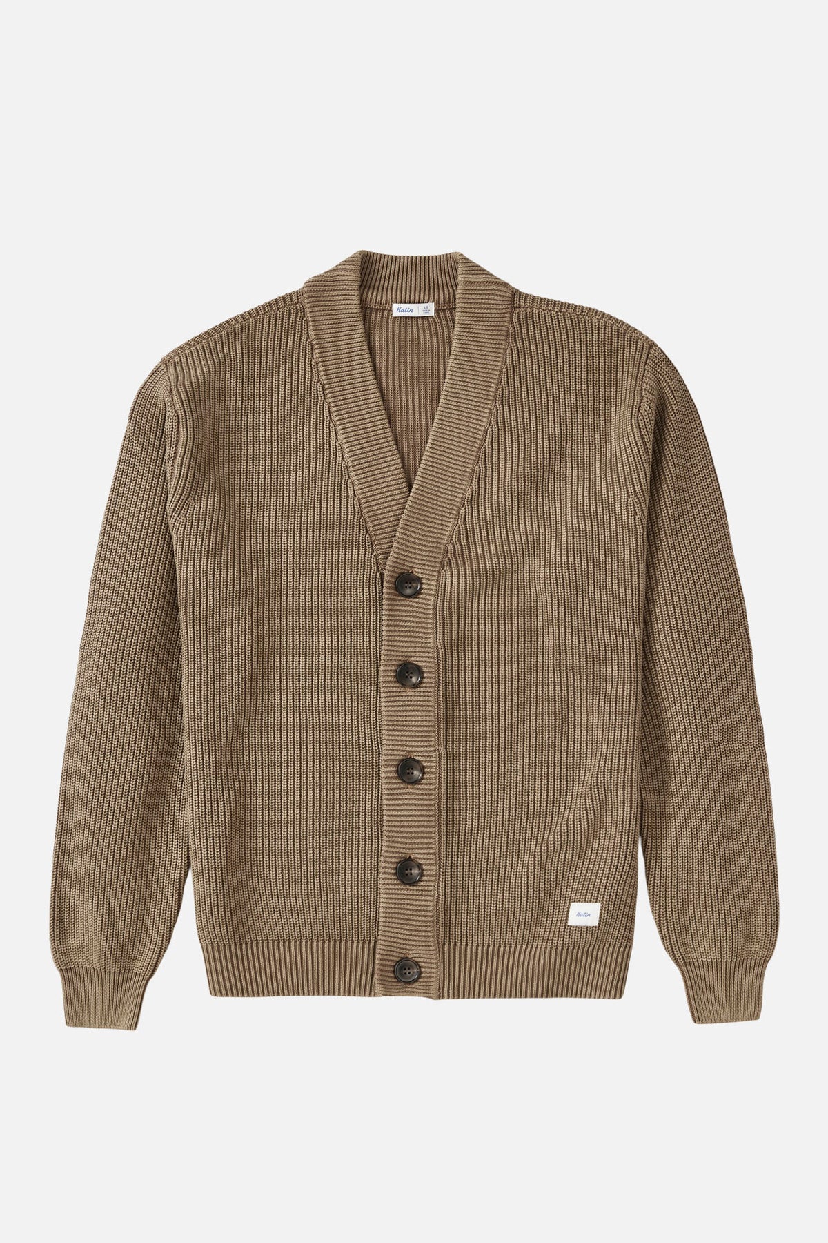 Katin Gallant Cardigan Sweater in Light Brown - front view