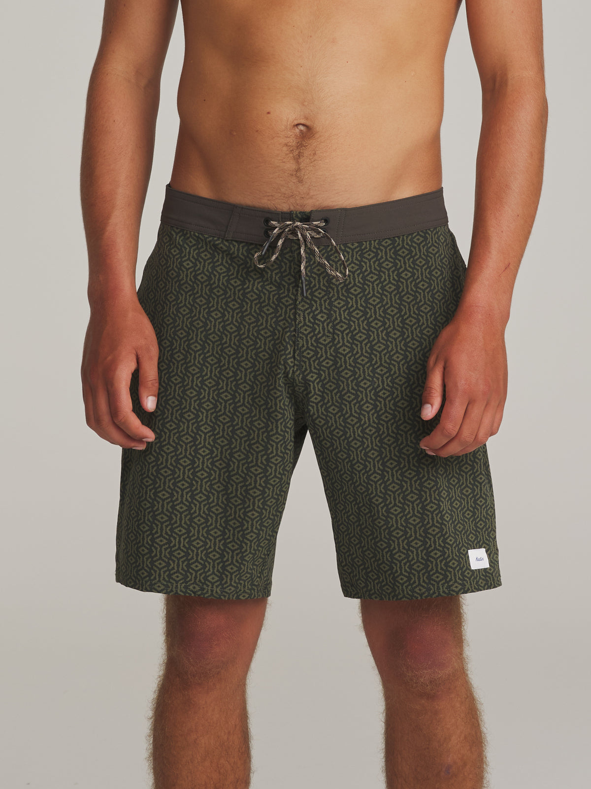 Katin Otg Villager Trunk in Black - worn on model, front