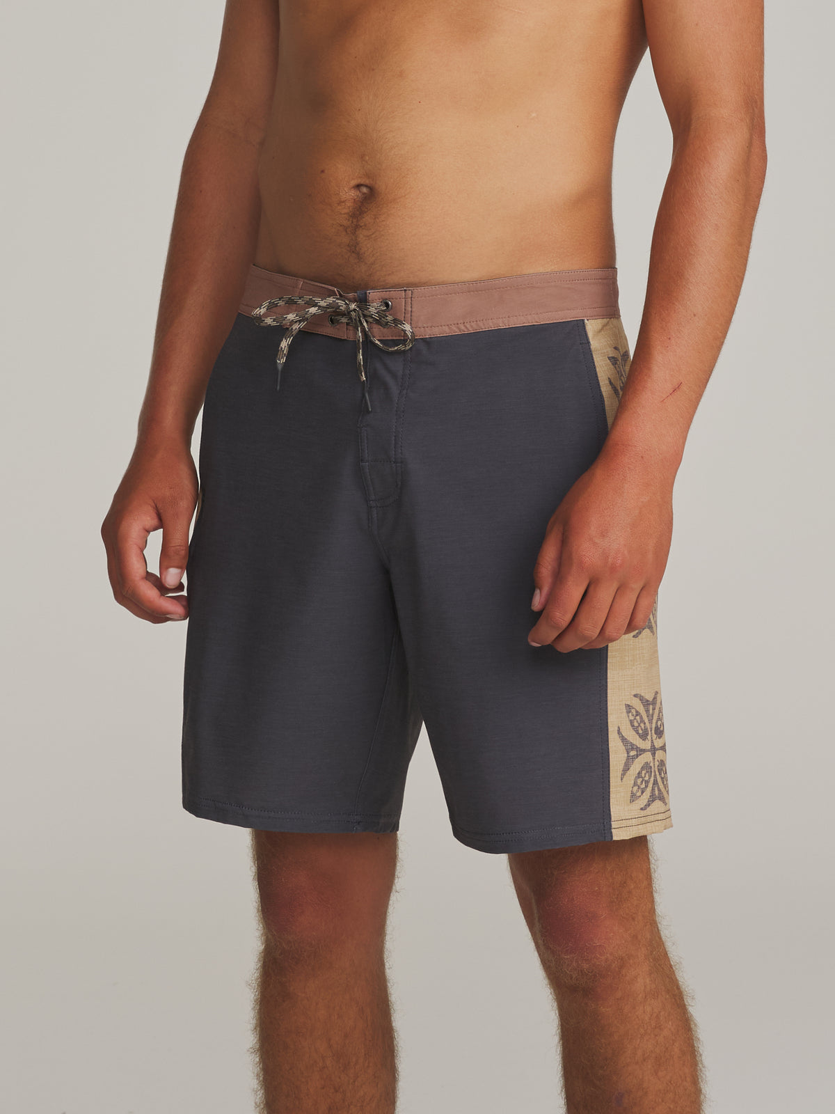 Katin Stowaway Hybrid Trunk in Black - worn on model, side