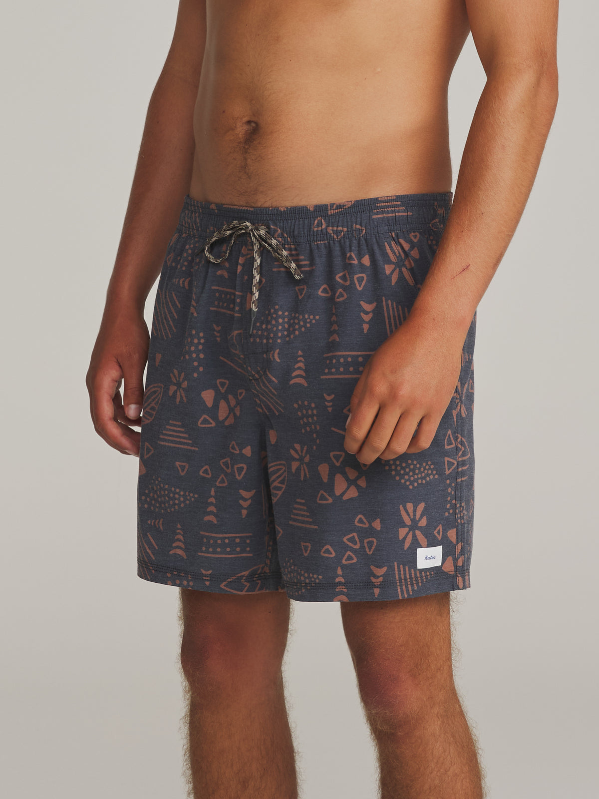 Katin Wind Volley in Black - worn on model, side