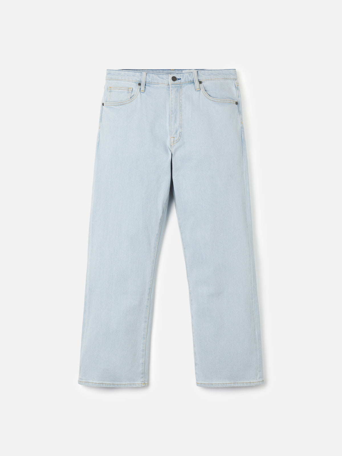 Katin Patterson 99 Baggy in Light Indigo denim, flat, front #color_light indigo