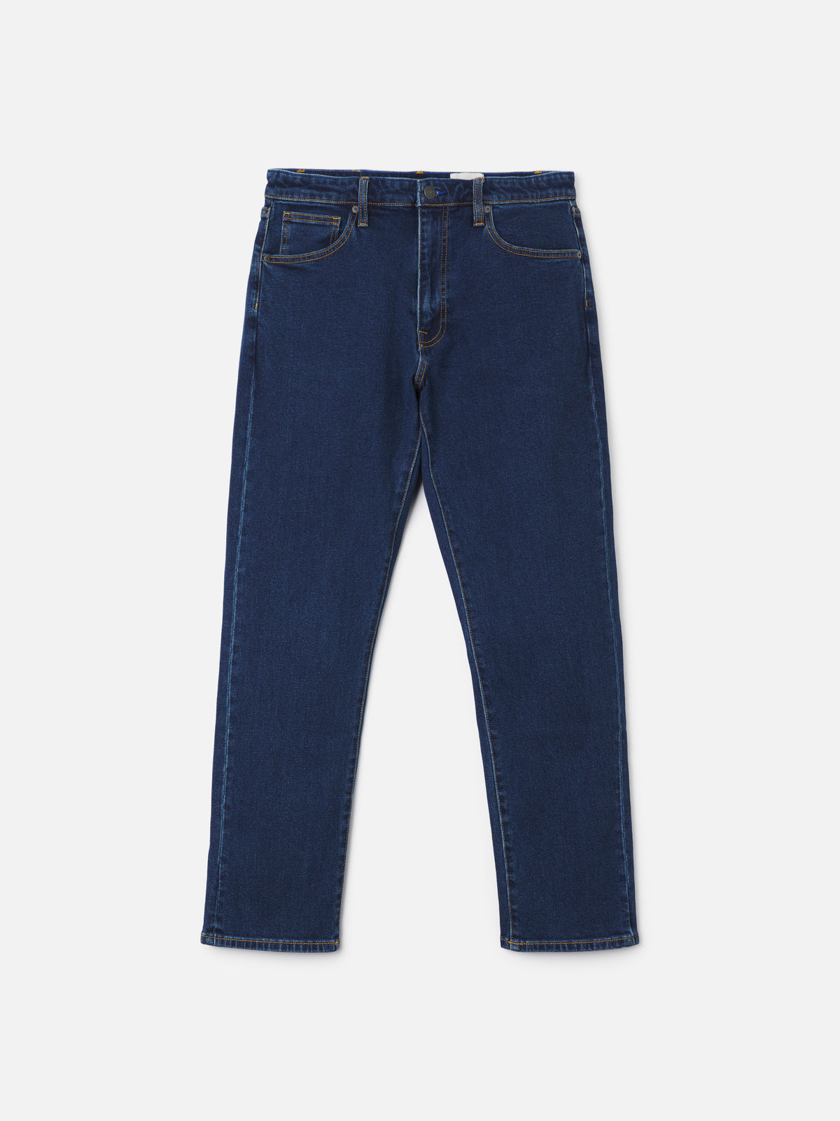 Katin Ren 57 Classic Straight in Dark Indigo denim, flat, front #color_dark indigo