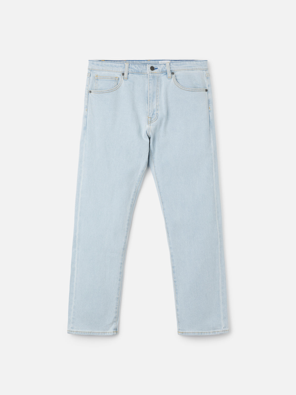 Katin Ren 57 Classic Straight in Light Indigo denim, flat, front #color_light indigo