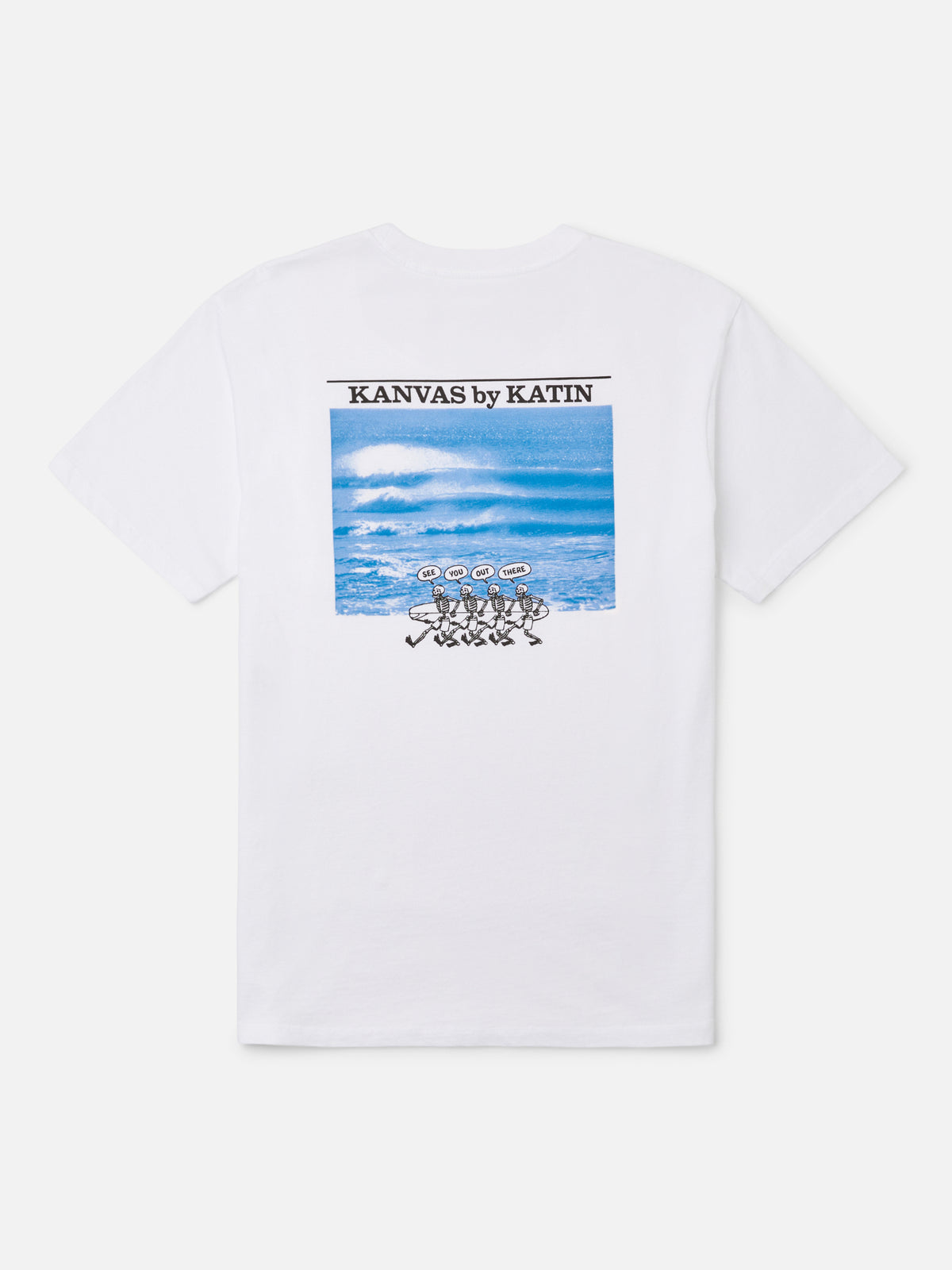 Katin Mas Hermanos Tee in White midweight jersey, flat, back #color_white
