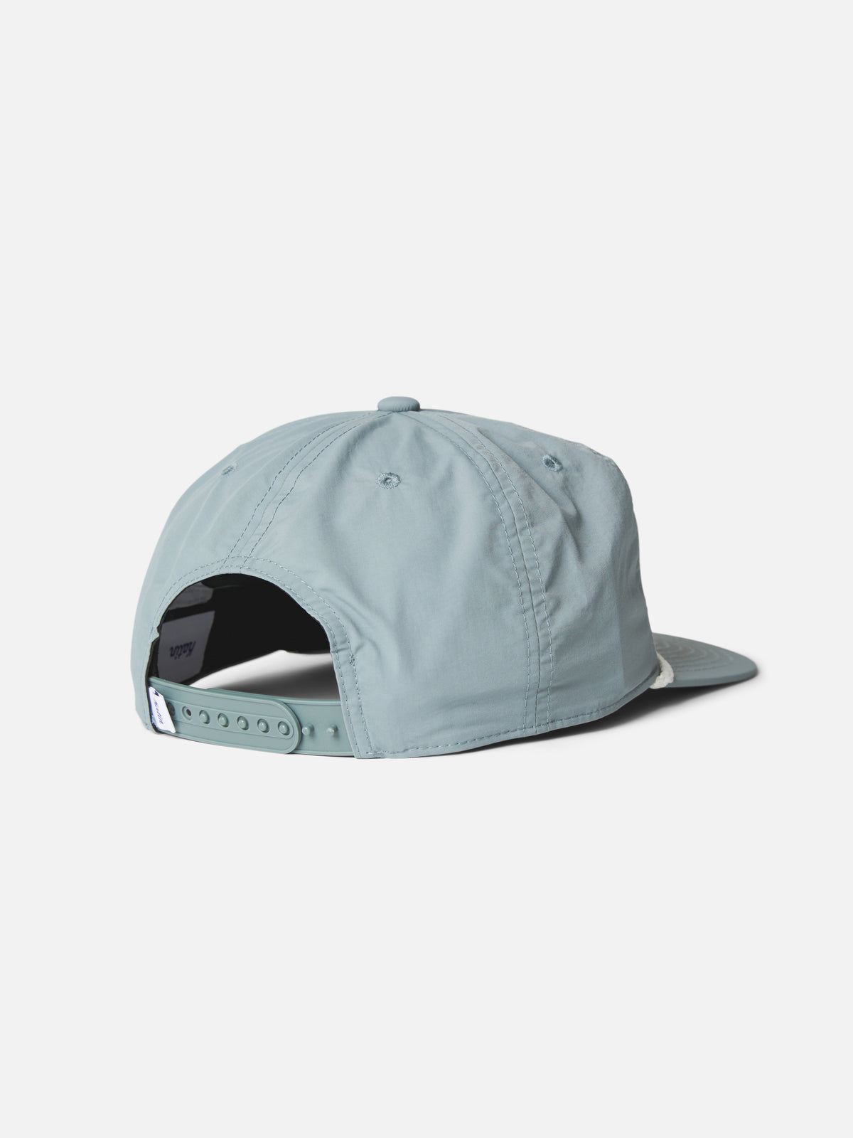 Katin Shuck Hat in Abyss recycled nylon with brim rope, flat, back #color_abyss