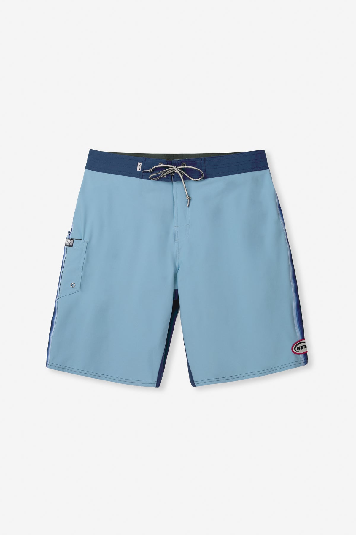 Katin Fade Surf Trunk in Royal, flat, front #color_royal