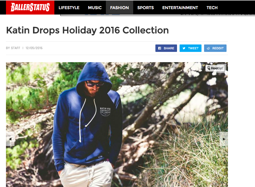 PRESS: BallerStatus.com "Katin Drops Holiday 2016 Collection"