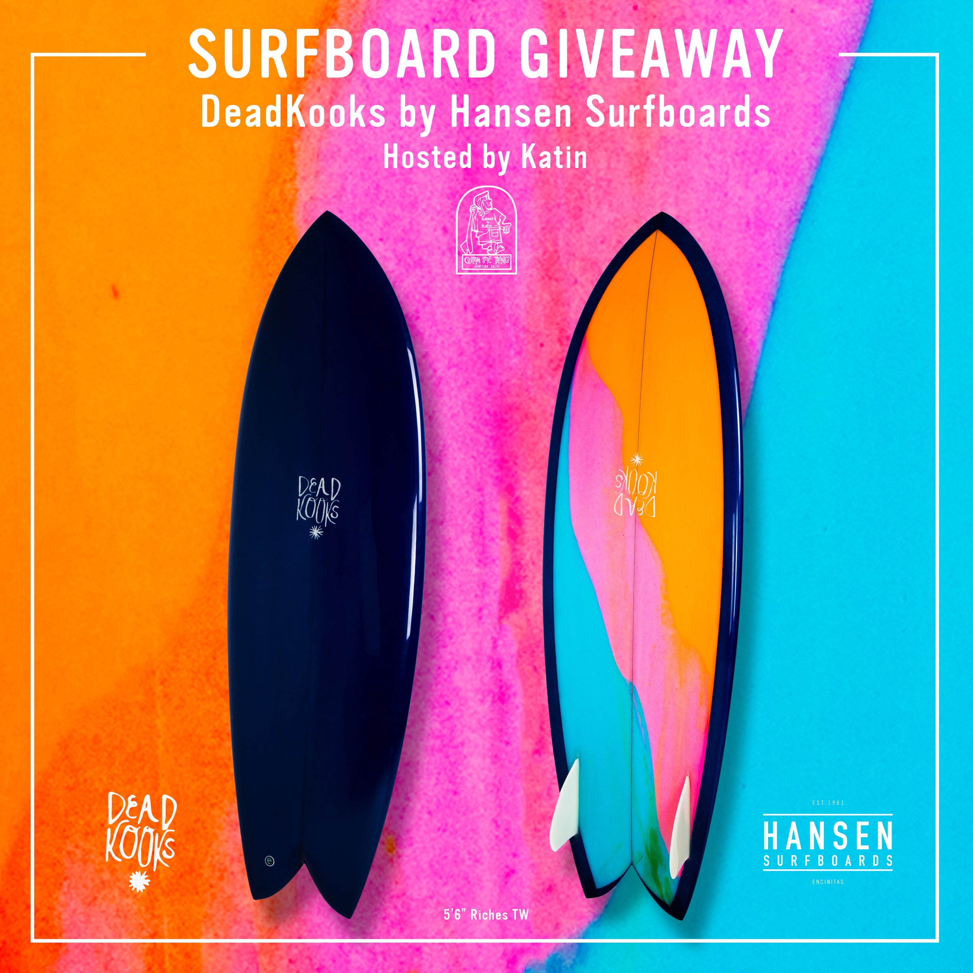 DeadKooks x Hansens Giveaway Hosted by Katin
