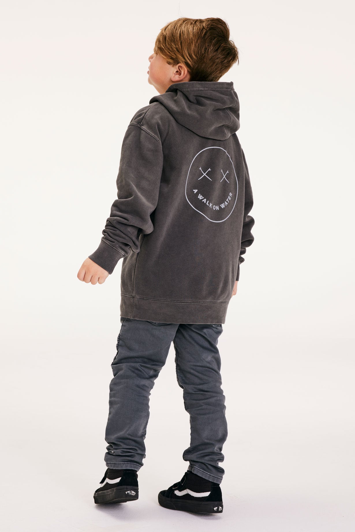 MENS AWOW HAPPY FACE HOODIE