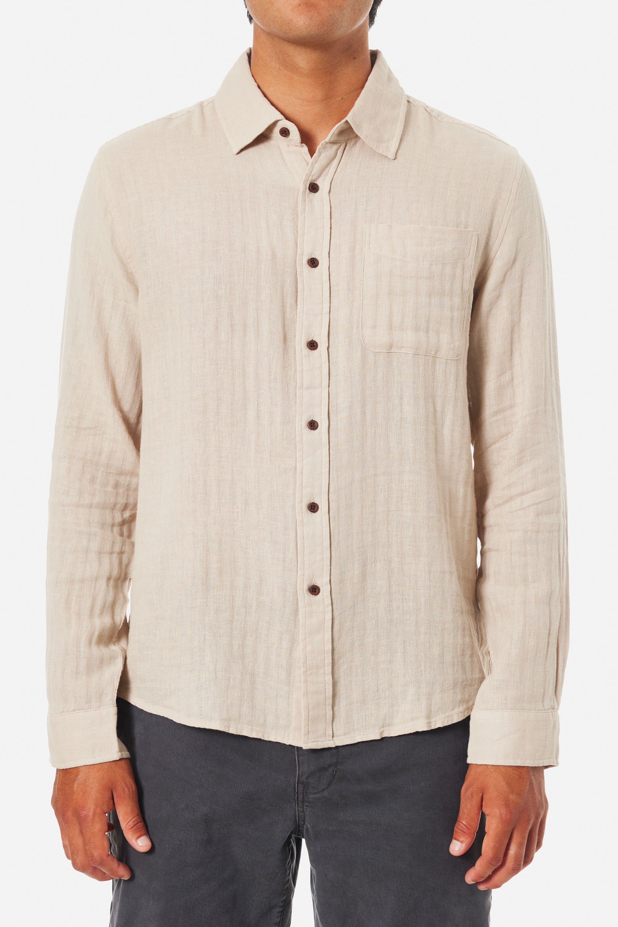 ALAN SOLID LS SHIRT