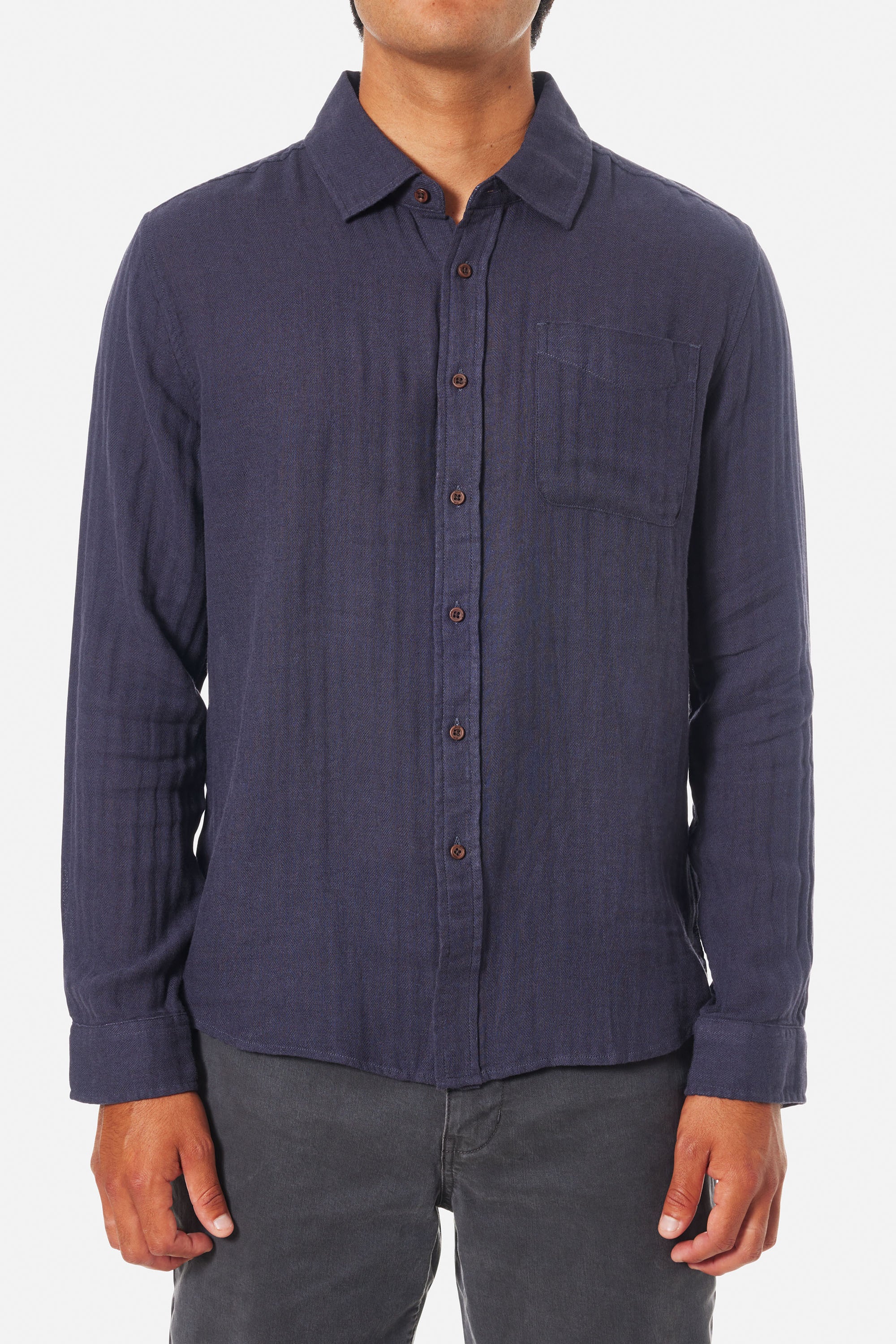 ALAN SOLID LS SHIRT