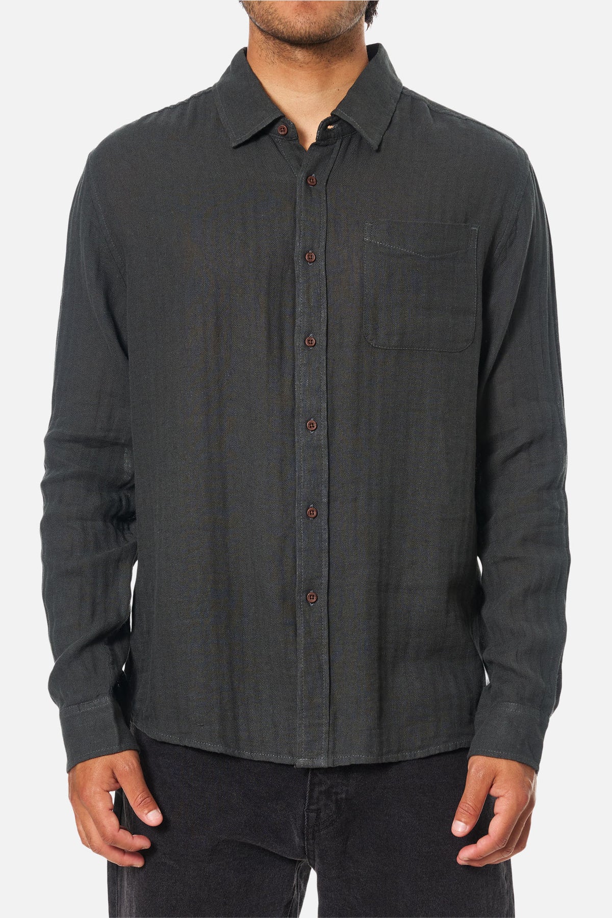 ALAN SOLID LONG SLEEVE SHIRT