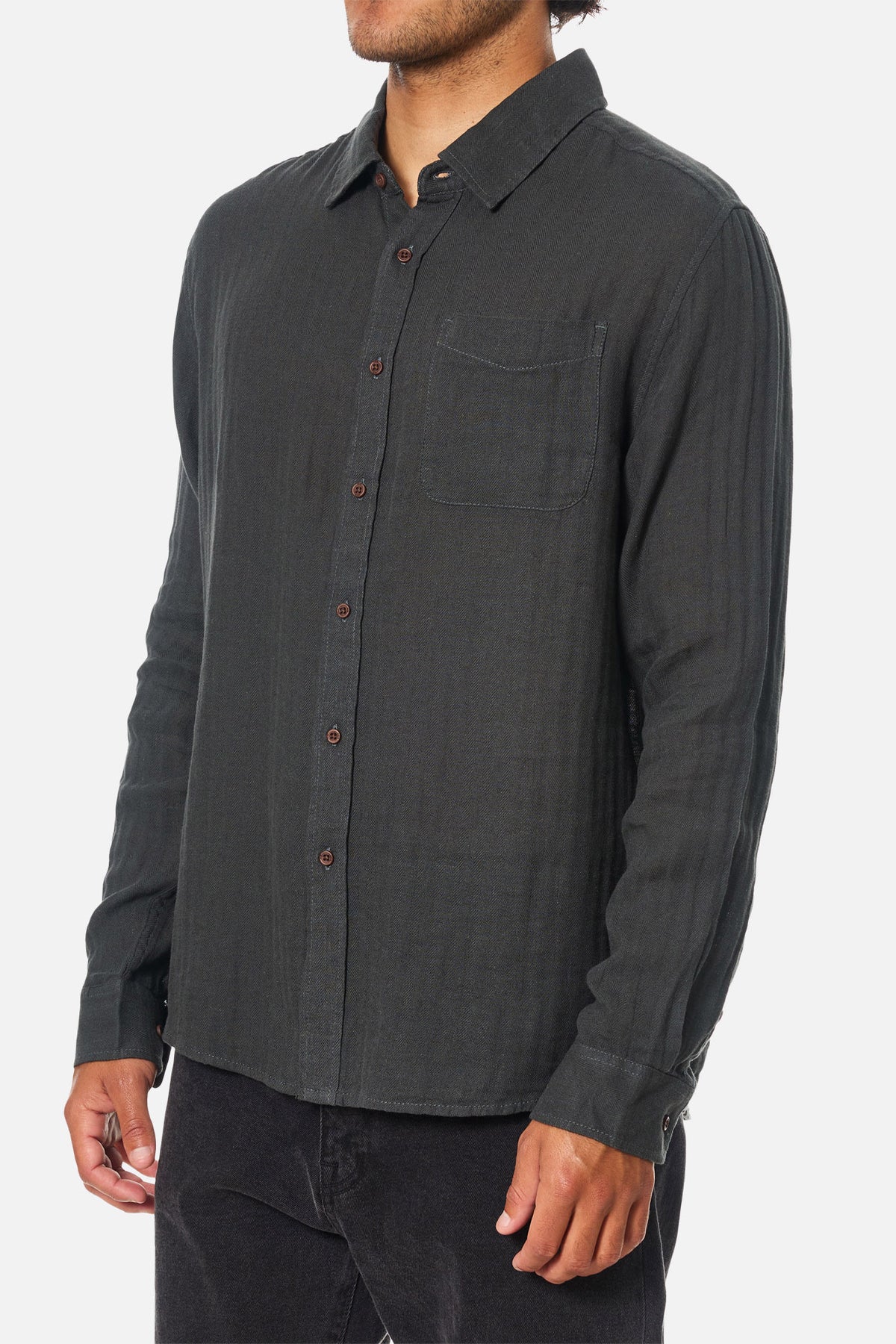 ALAN SOLID LONG SLEEVE SHIRT