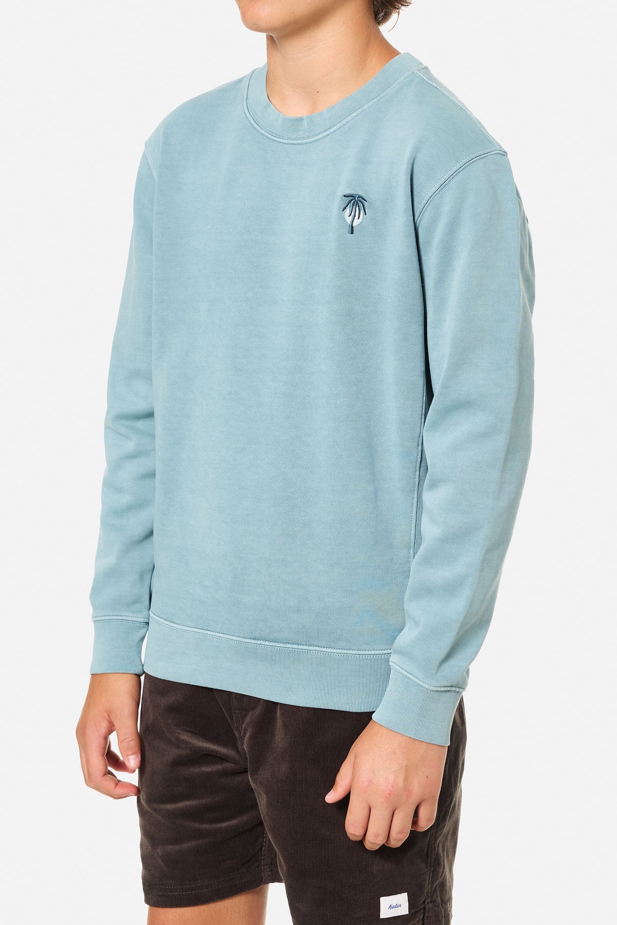 BOYS CRAWFORD EMBROIDERED CREW