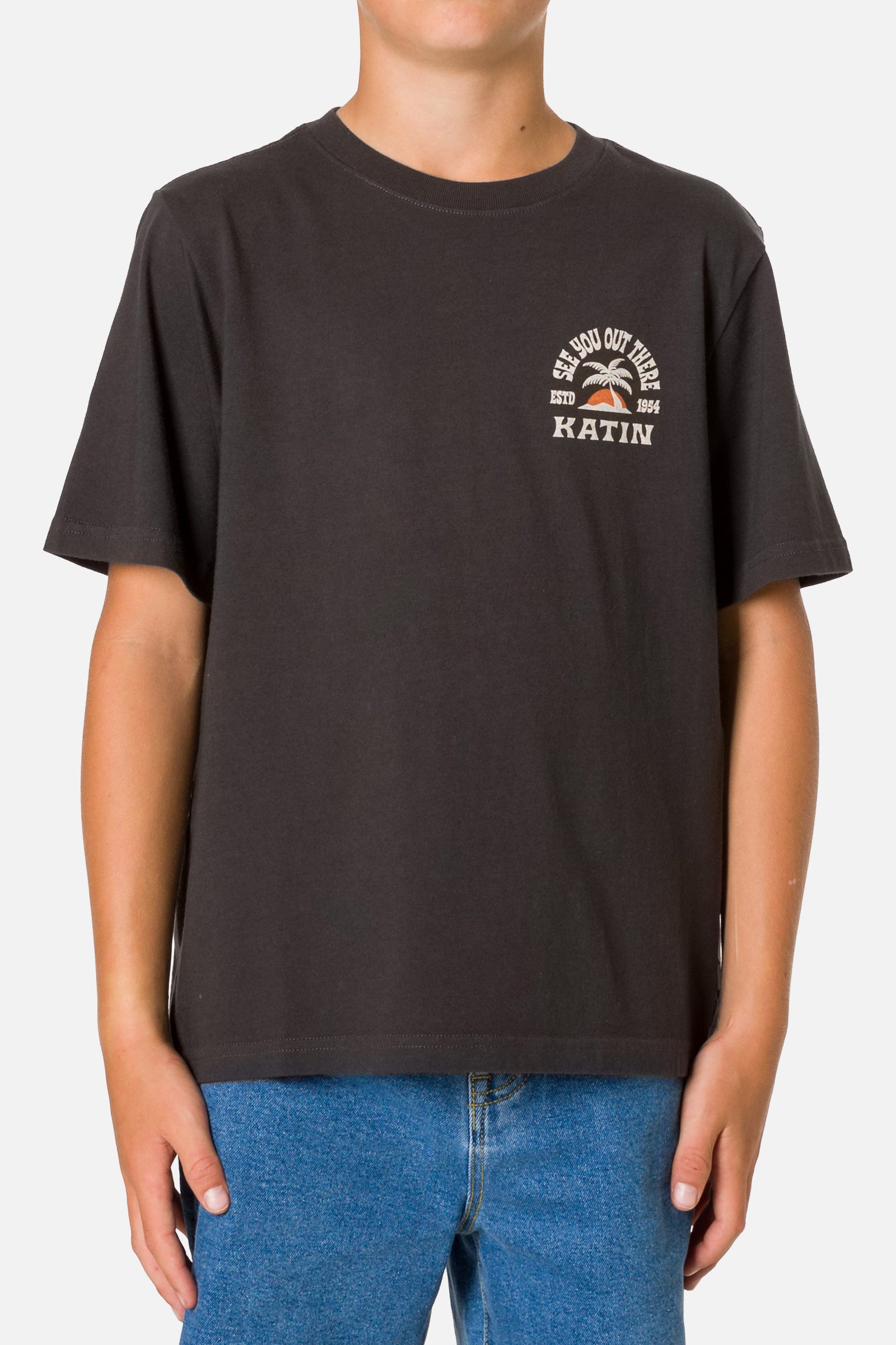 Katin boys nosara tee black wash 2