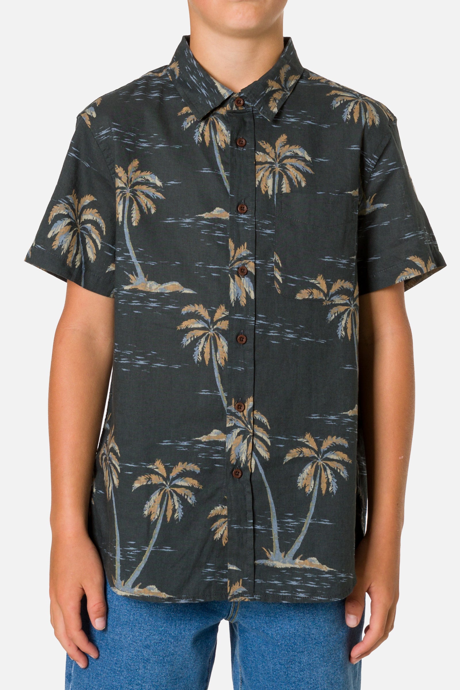 Katin boys vincent shirt black wash 2