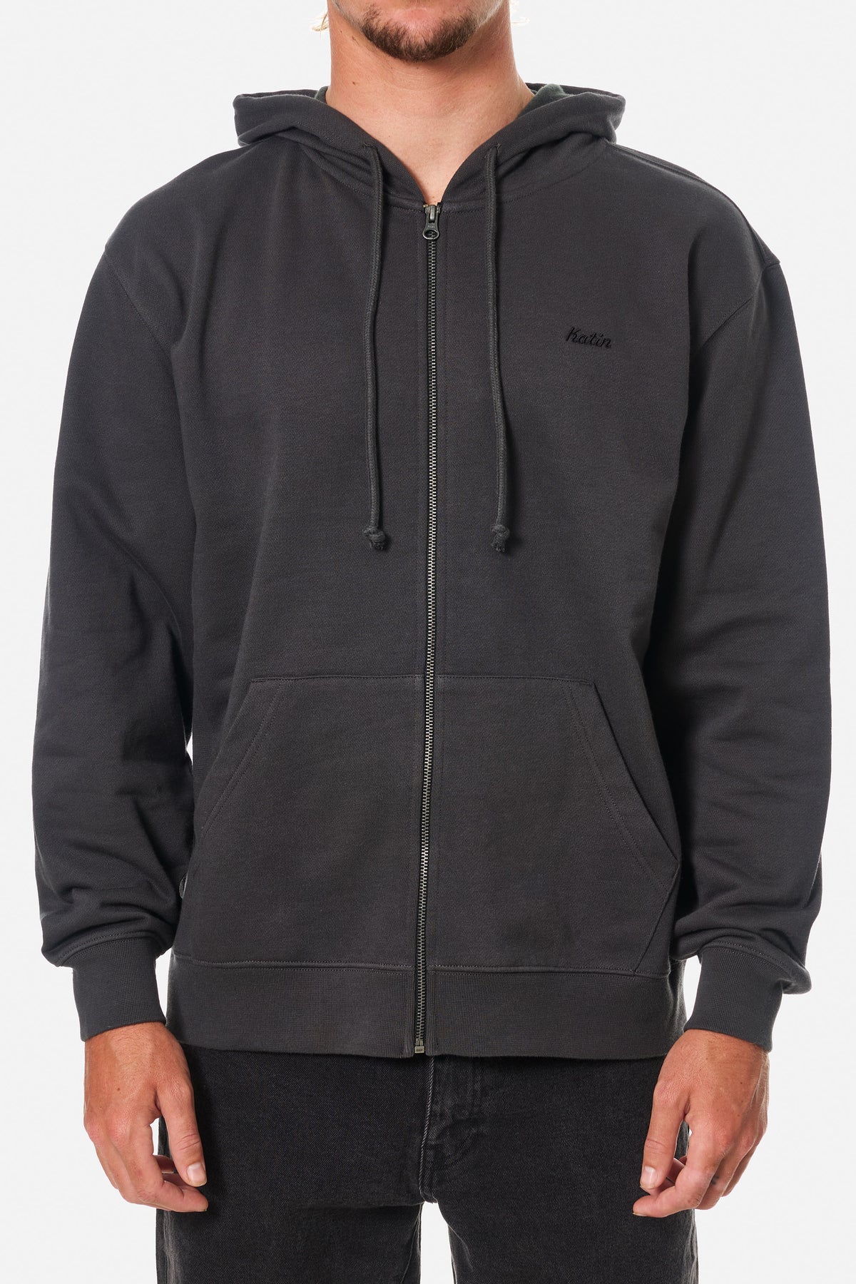 EMBROIDERED FULL ZIP HOODIE