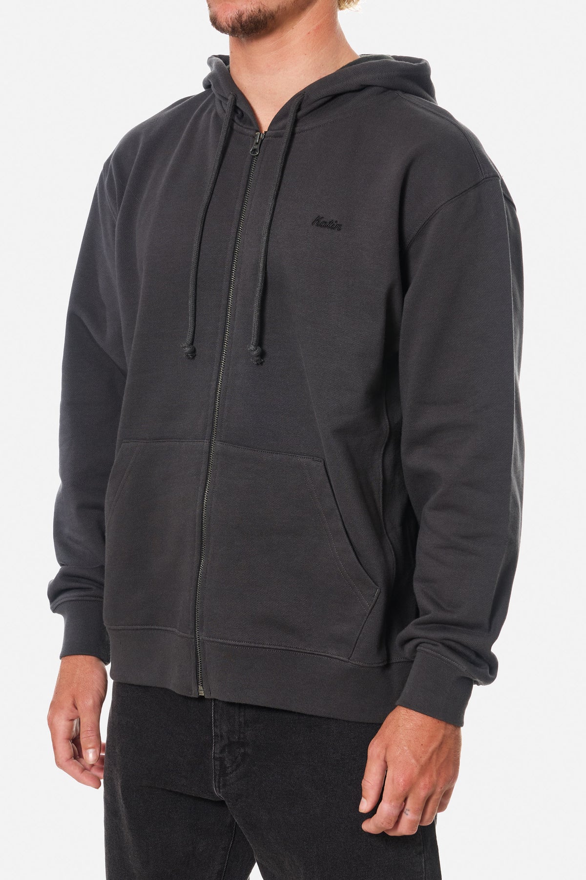 EMBROIDERED FULL ZIP HOODIE