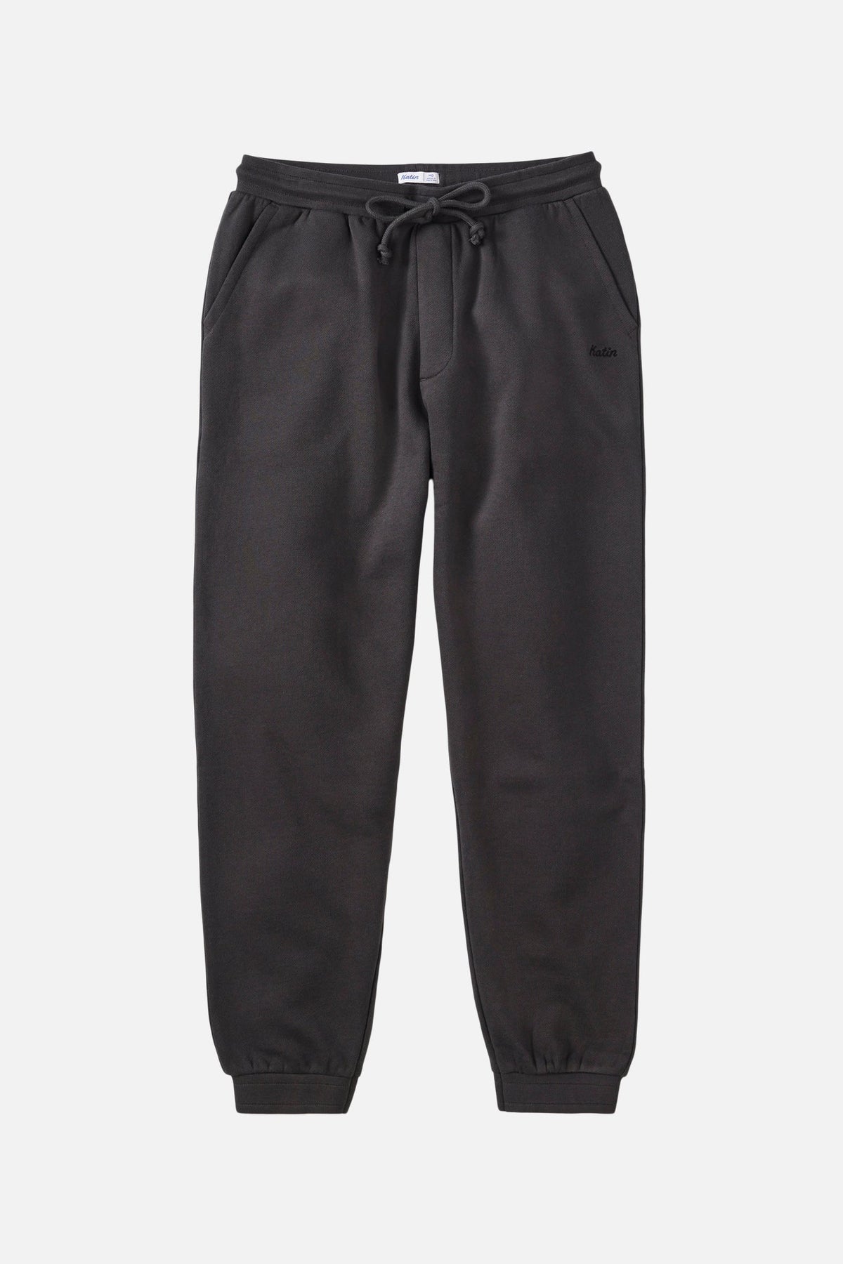 Katin Lounge Pant in Black Wash - front view