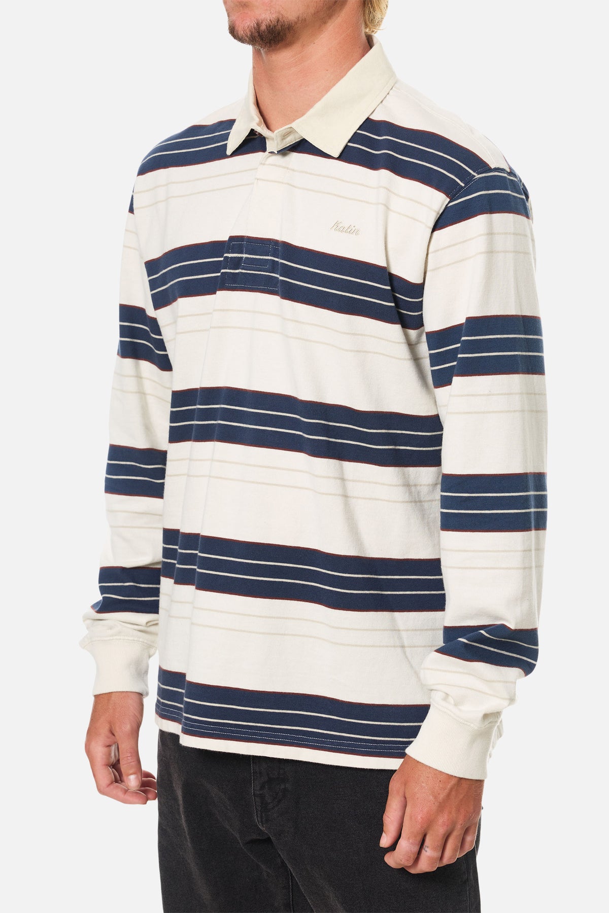 GREG LONG SLEEVE RUGBY POLO