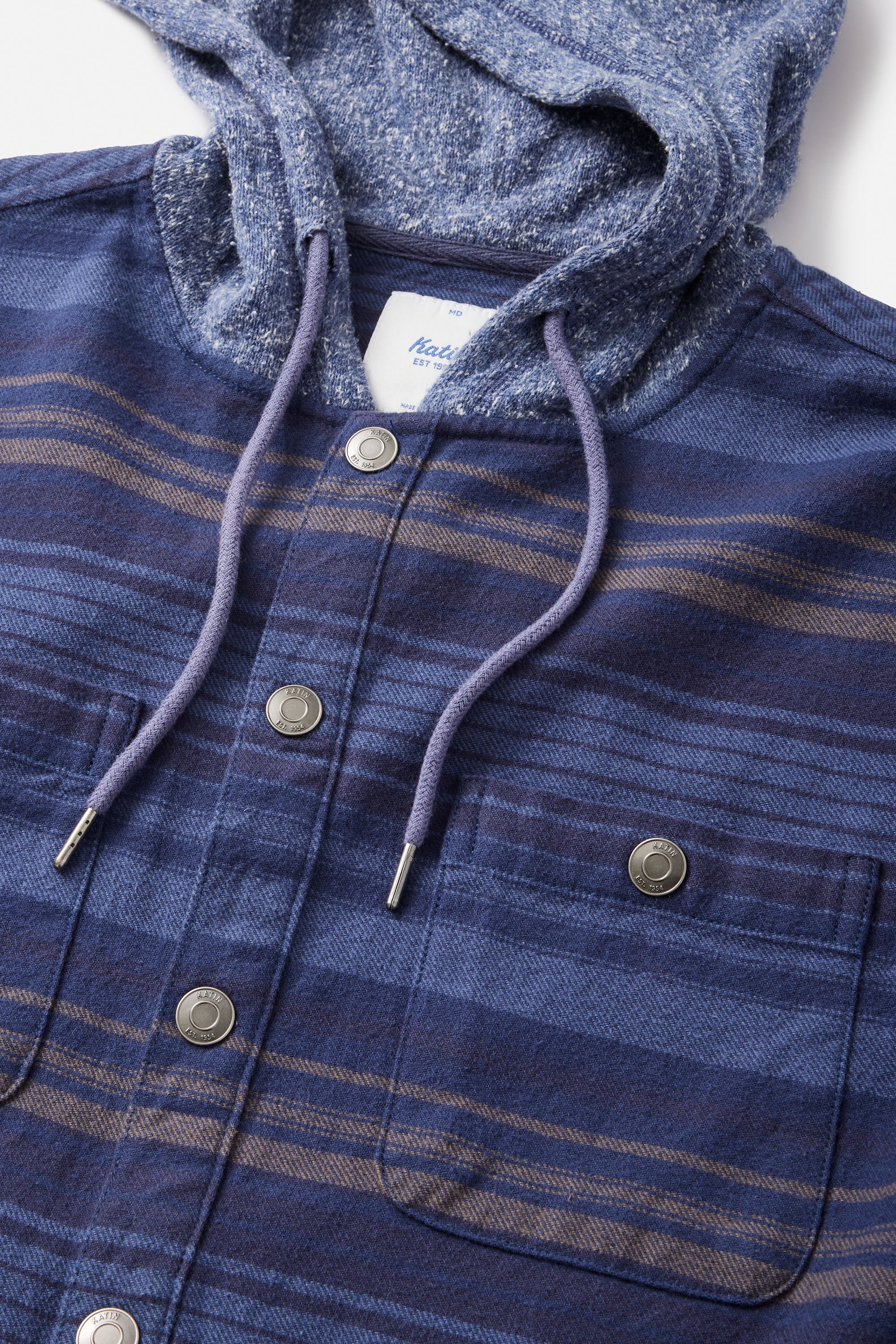 BOYS HAROLD HOODED FLANNEL