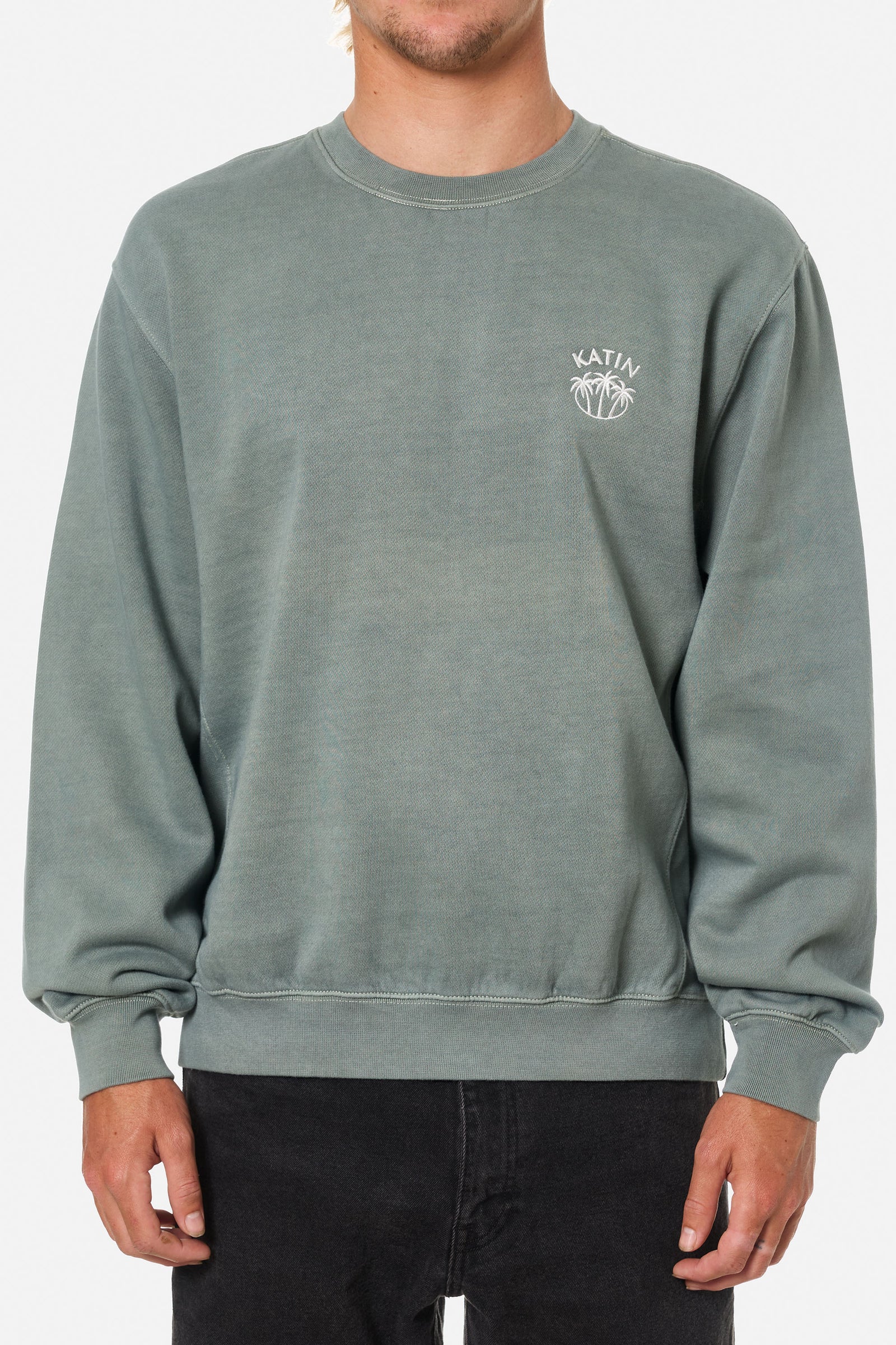 LARGO EMBROIDERED CREWNECK