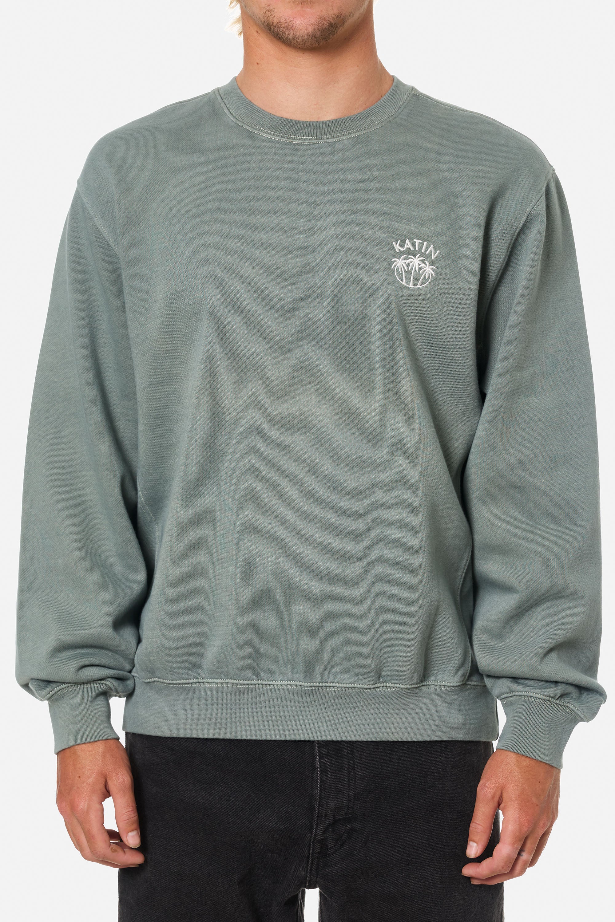 LARGO EMBROIDERED CREWNECK