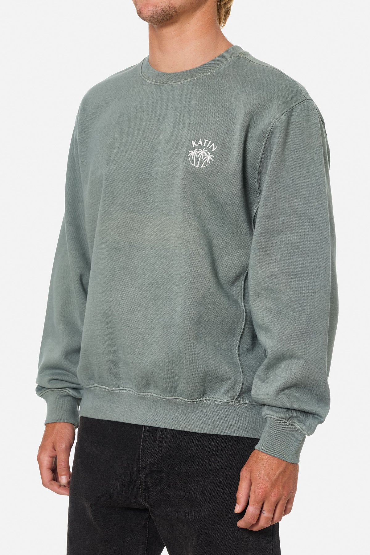 LARGO EMBROIDERED CREWNECK