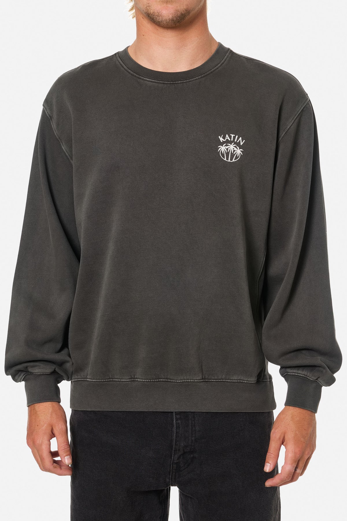 LARGO EMBROIDERED CREWNECK