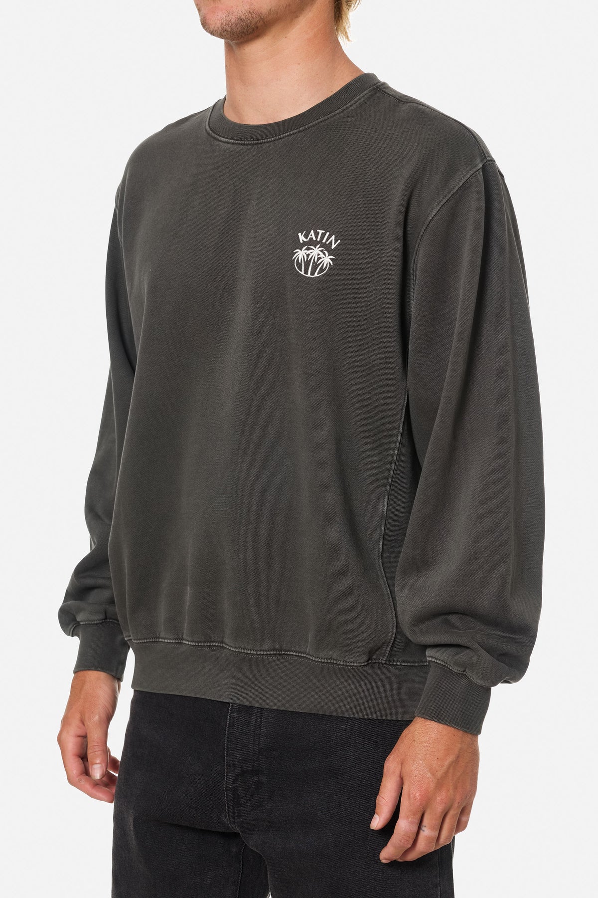 LARGO EMBROIDERED CREWNECK