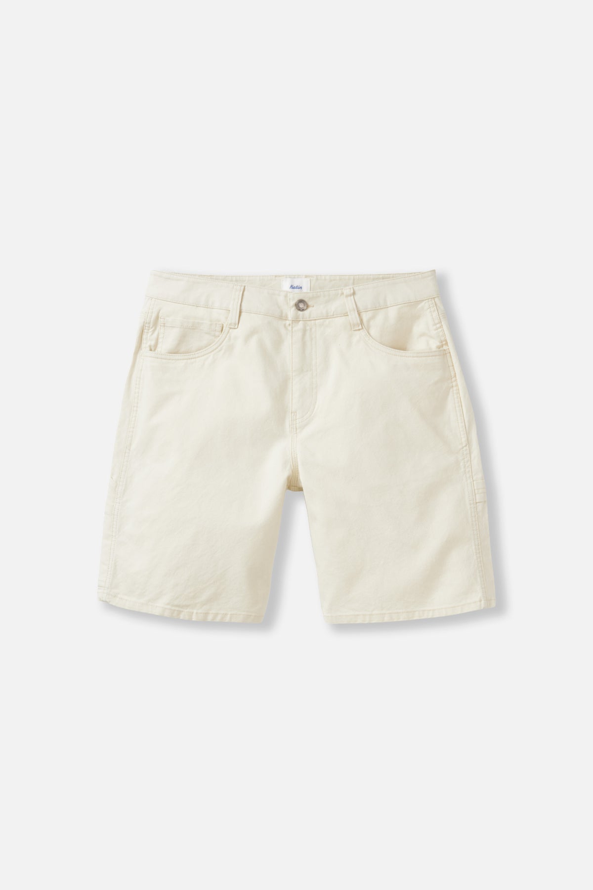 Off white shorts on a white background