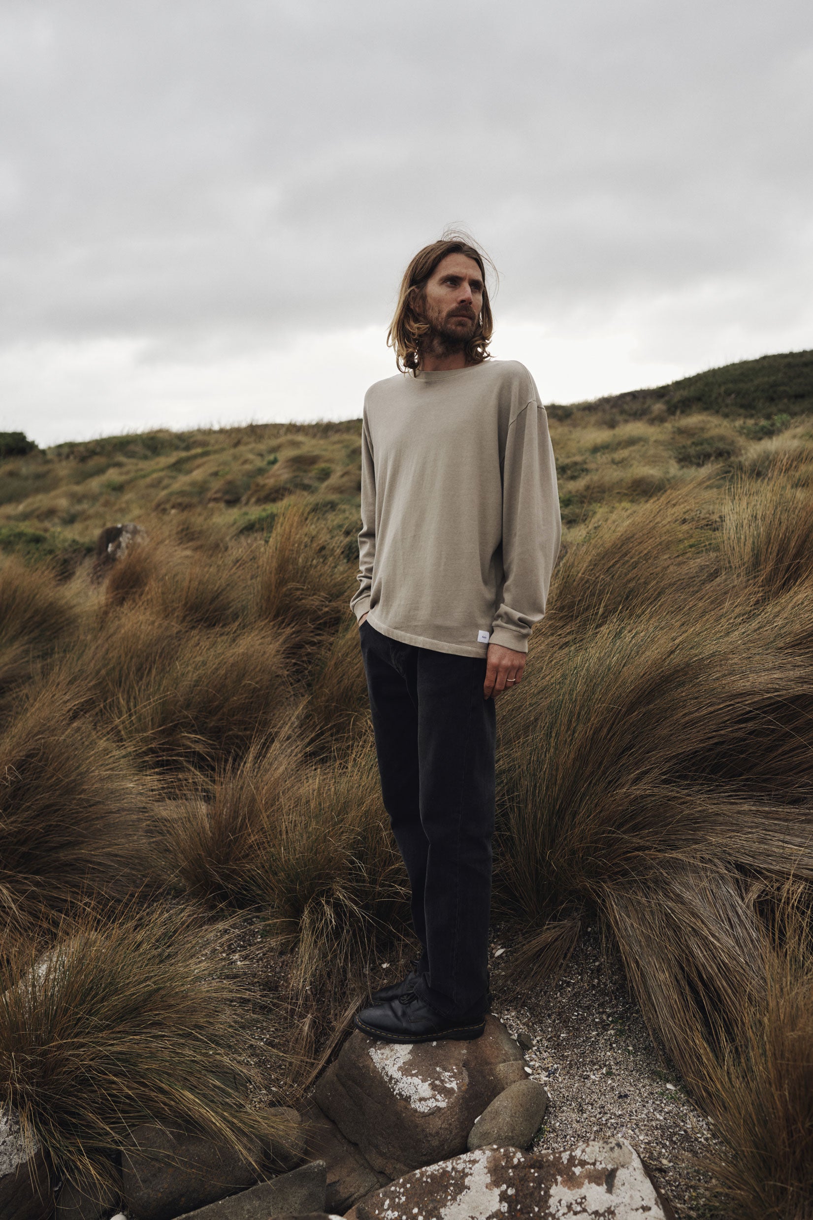 BOX FIT LONG SLEEVE TEE