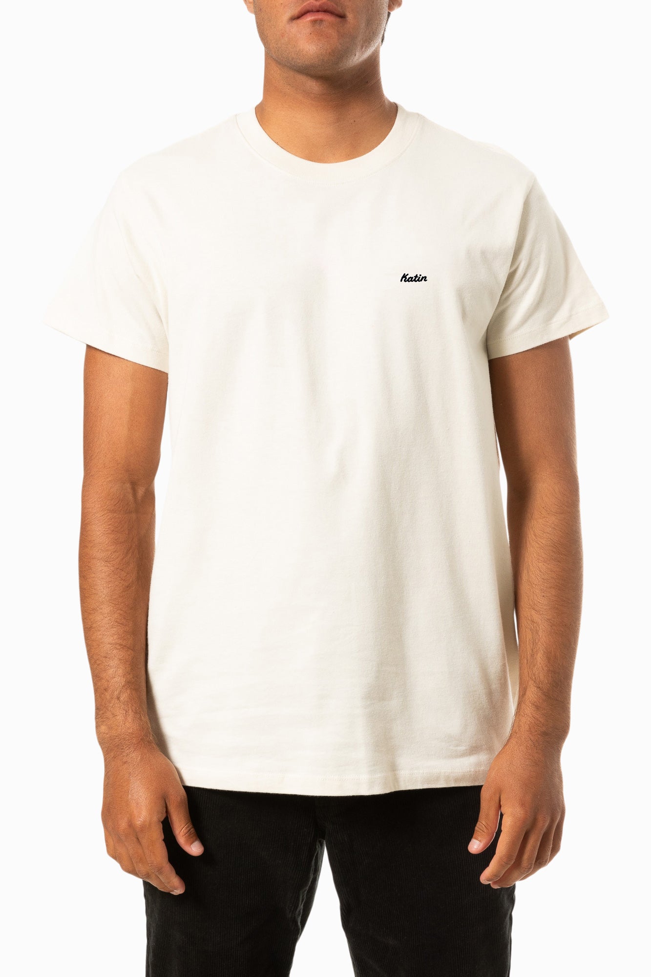 SCRIPT EMBROIDERED TEE - KATIN USA - Katin USA