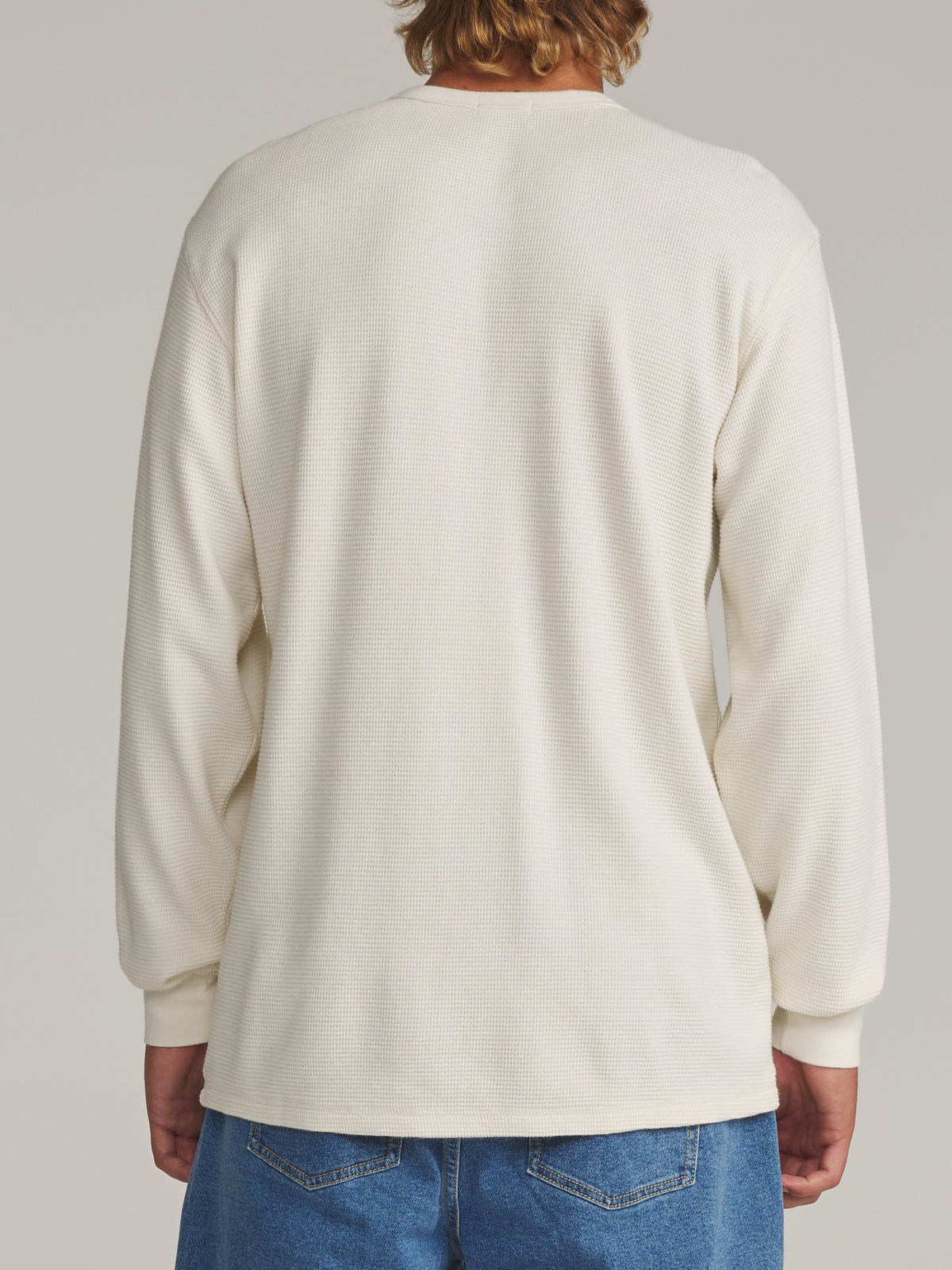 Katin Mesa Thermal in Vintage White - worn on model, back