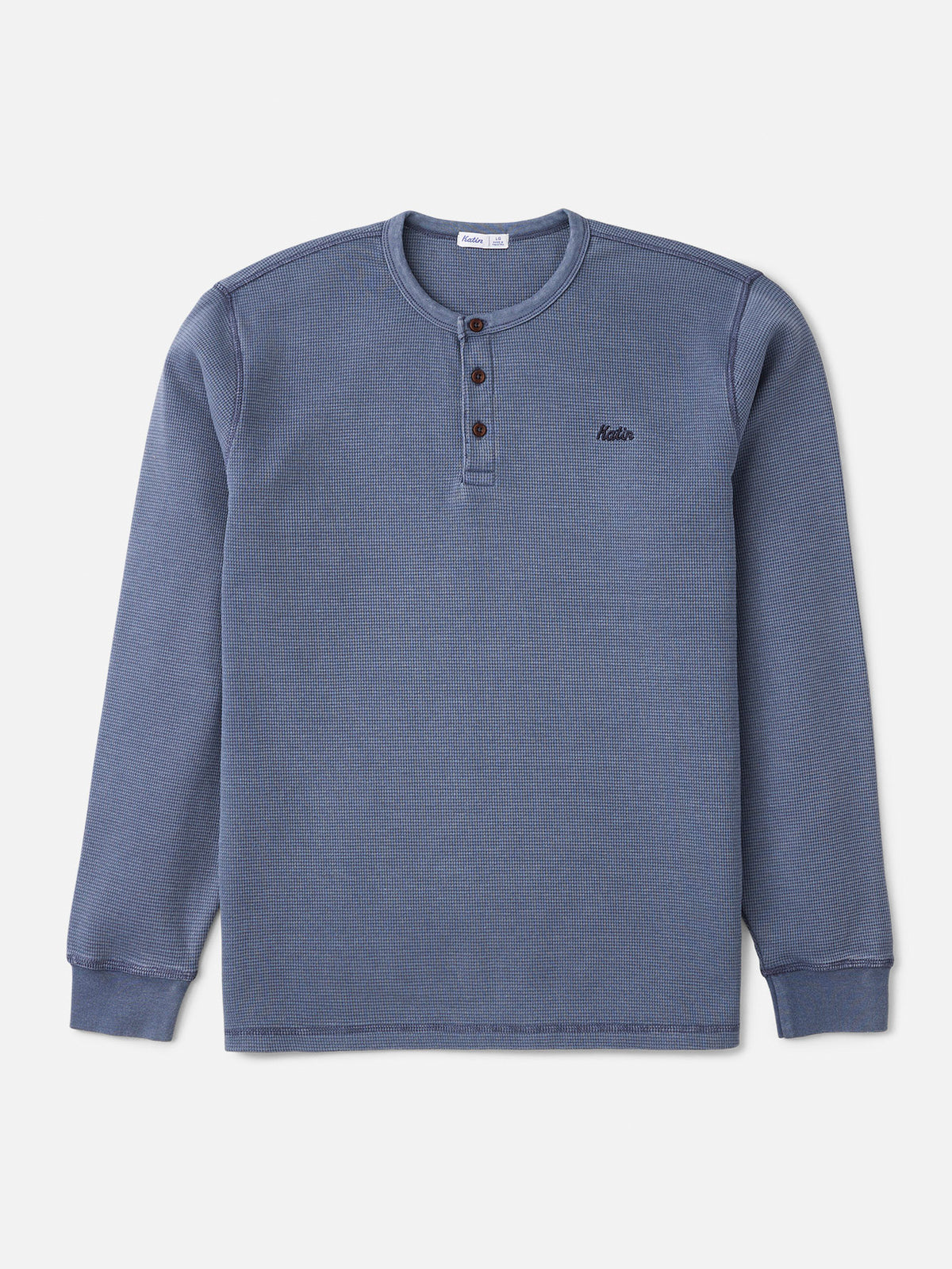 Katin Mesa Thermal in Washed Blue Vintage Wash - front view